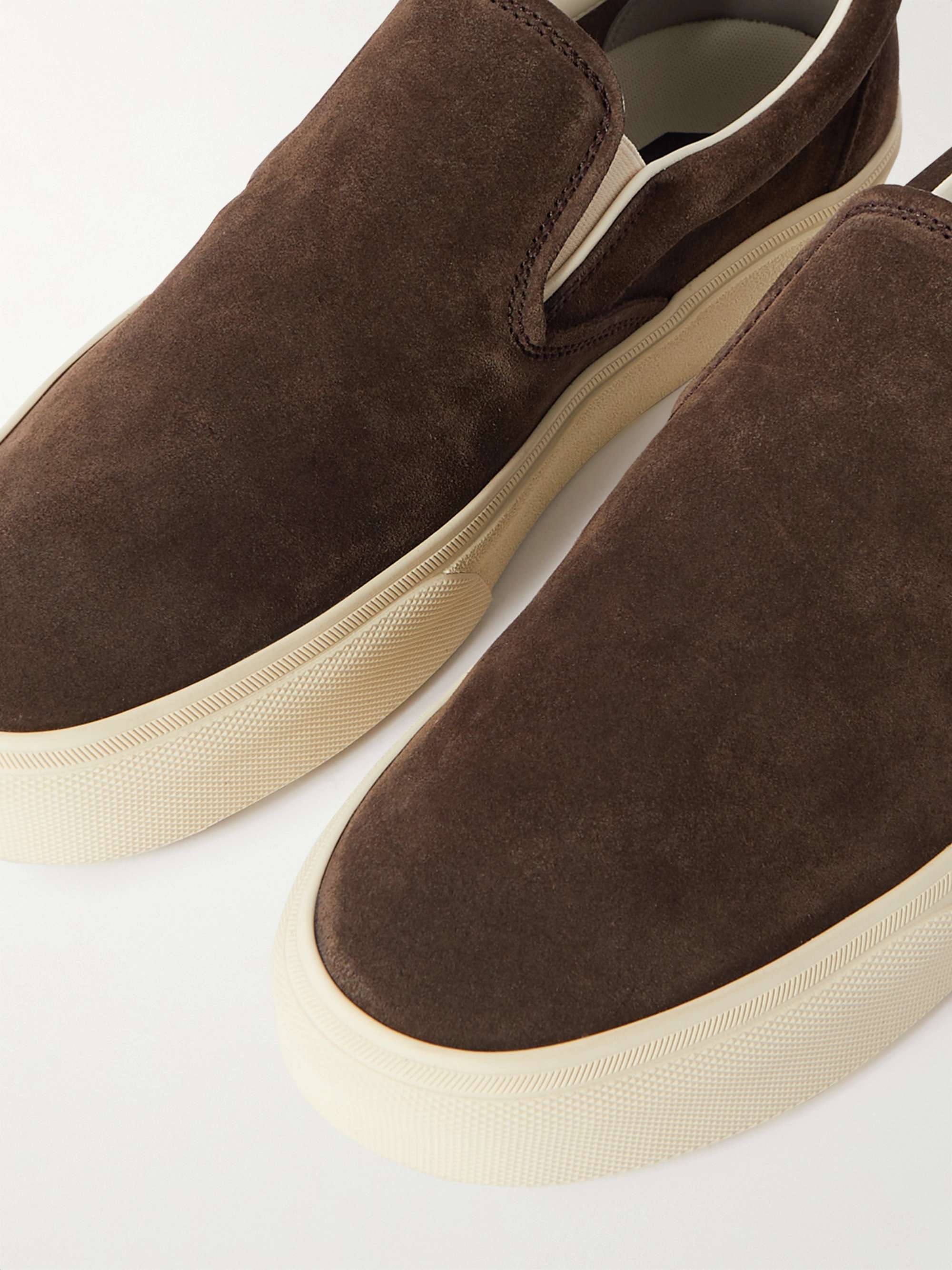 TOM FORD Jude Suede Slip-On Sneakers
