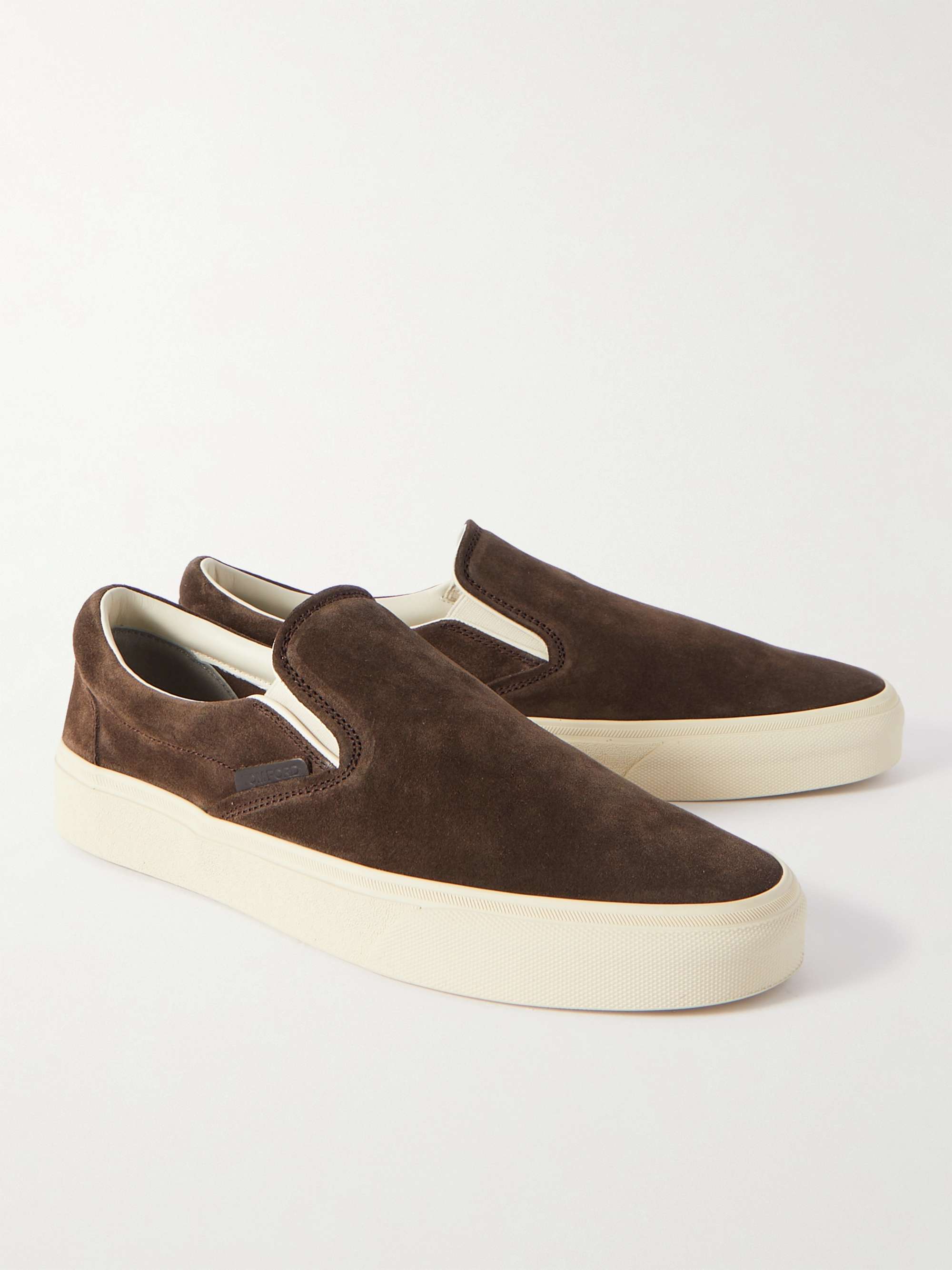 TOM FORD Jude Suede Slip-On Sneakers