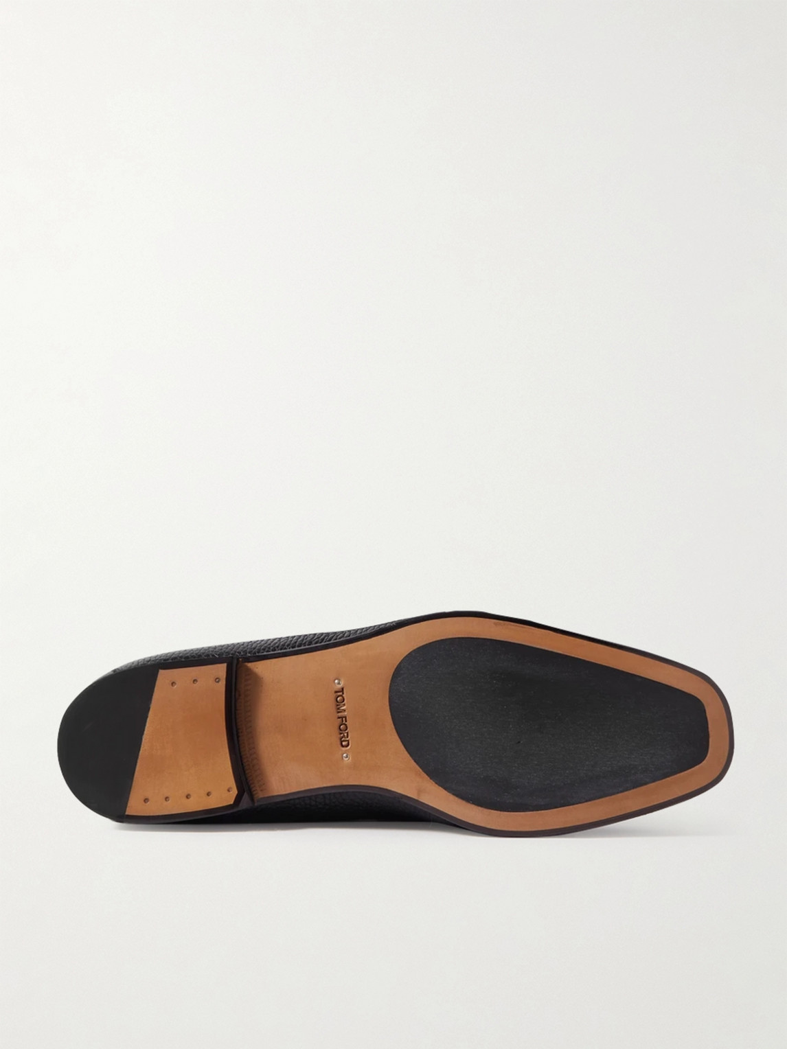 Tom Ford Sean Full-grain Leather Loafers In Black