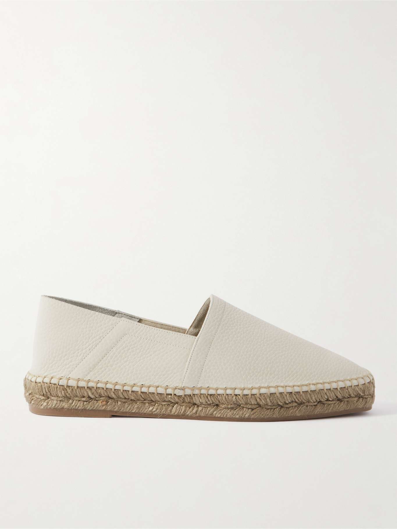 TOM FORD Barnes Textured-Leather Espadrilles for Men | MR PORTER