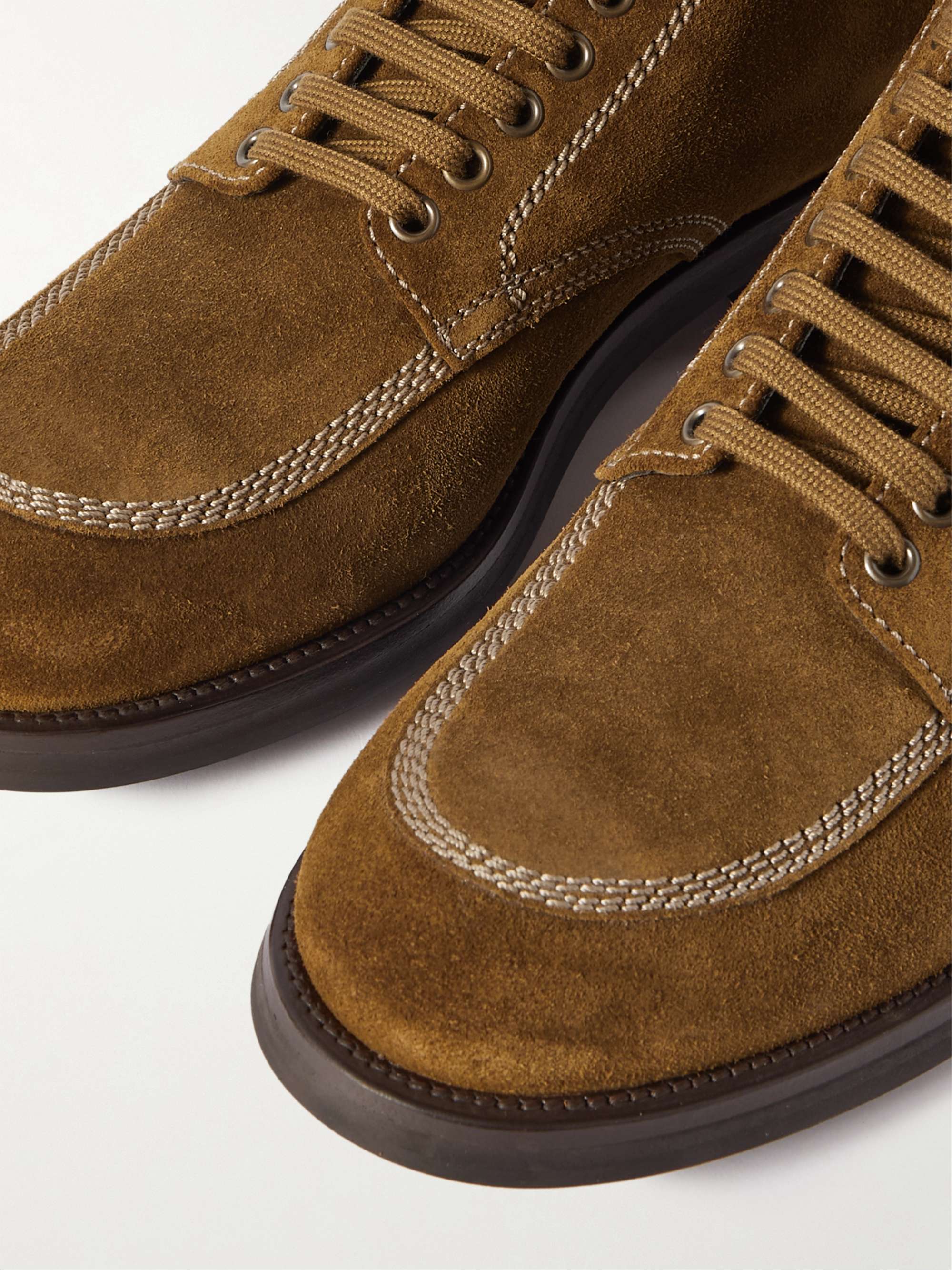 TOM FORD Bodiam Suede Lace-Up Boots