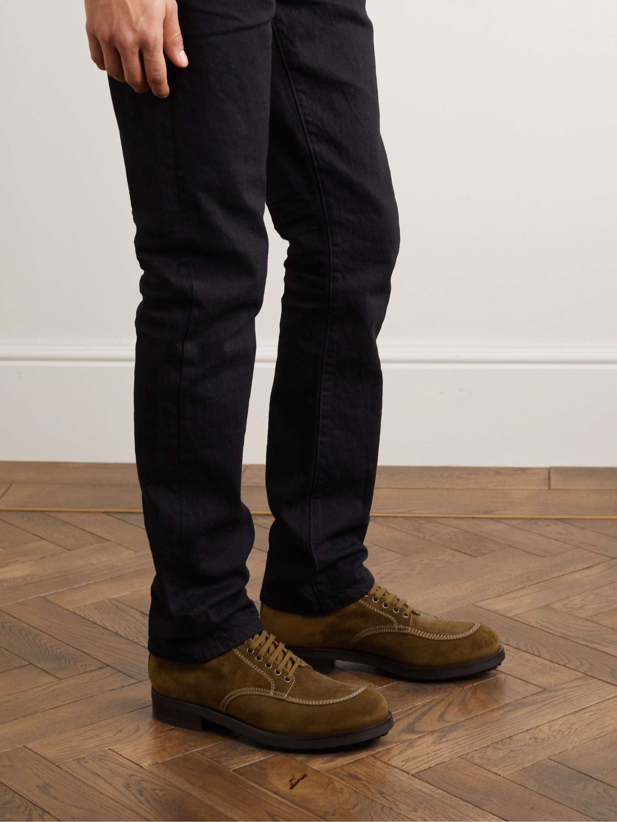 TOM FORD Bodiam Suede Lace-Up Boots