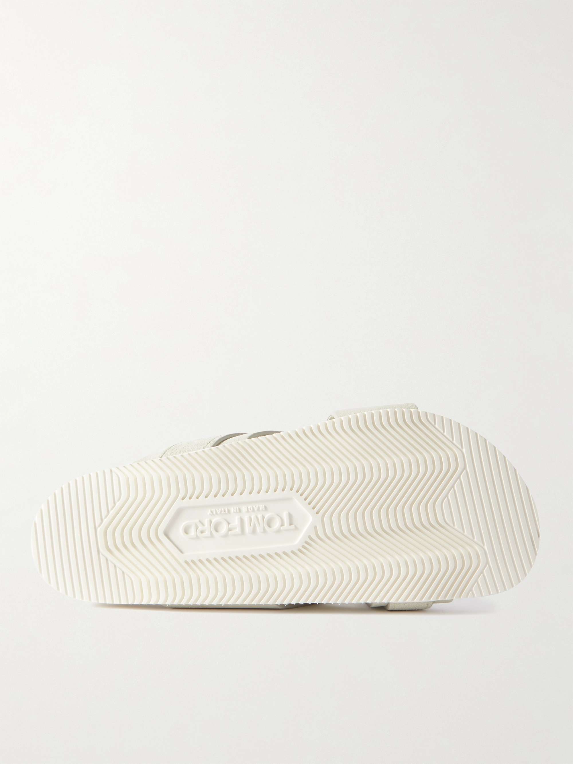 TOM FORD Wicklow Perforated Suede Slides