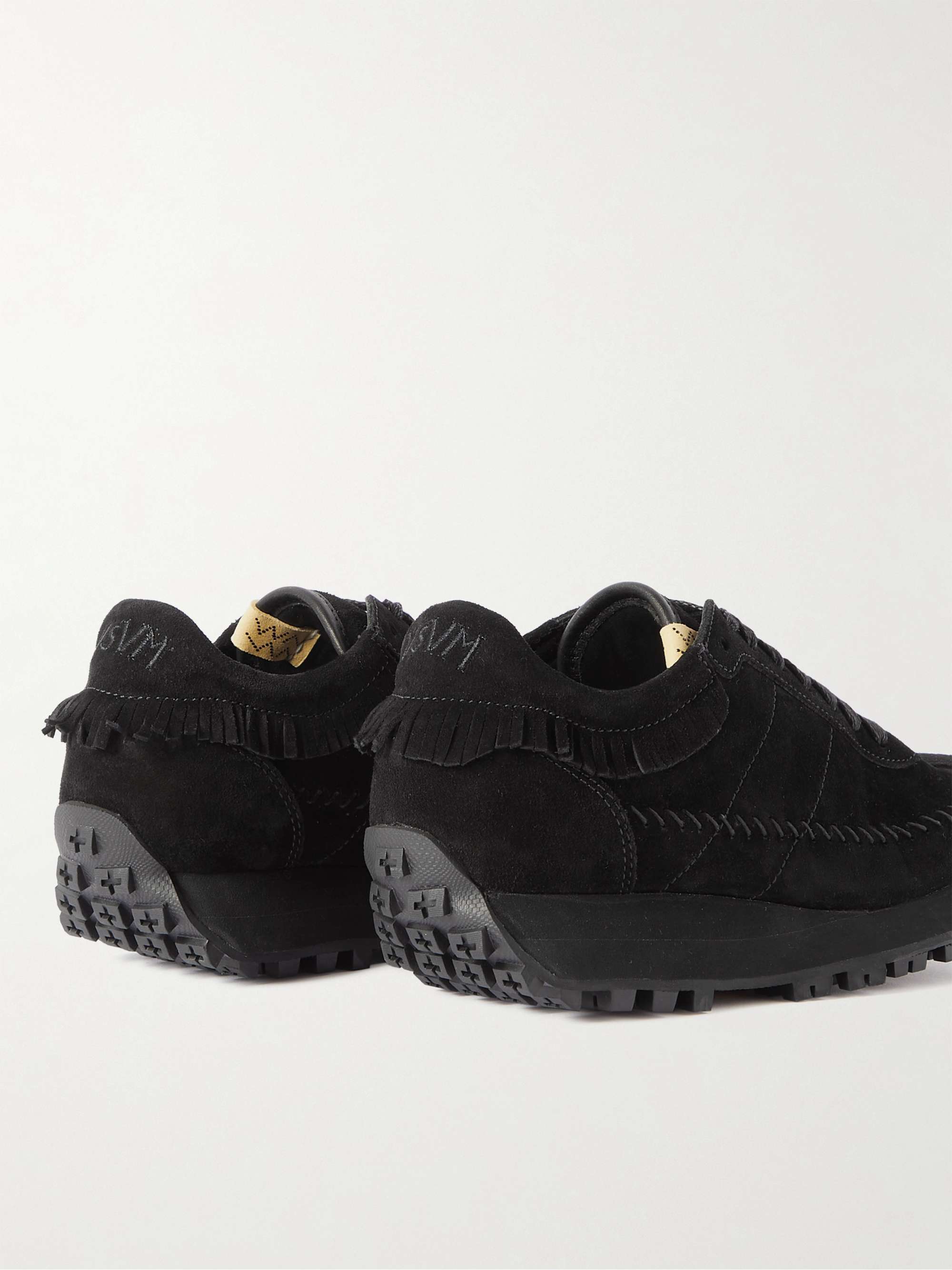 VISVIM Walpi Fringed Suede Sneakers
