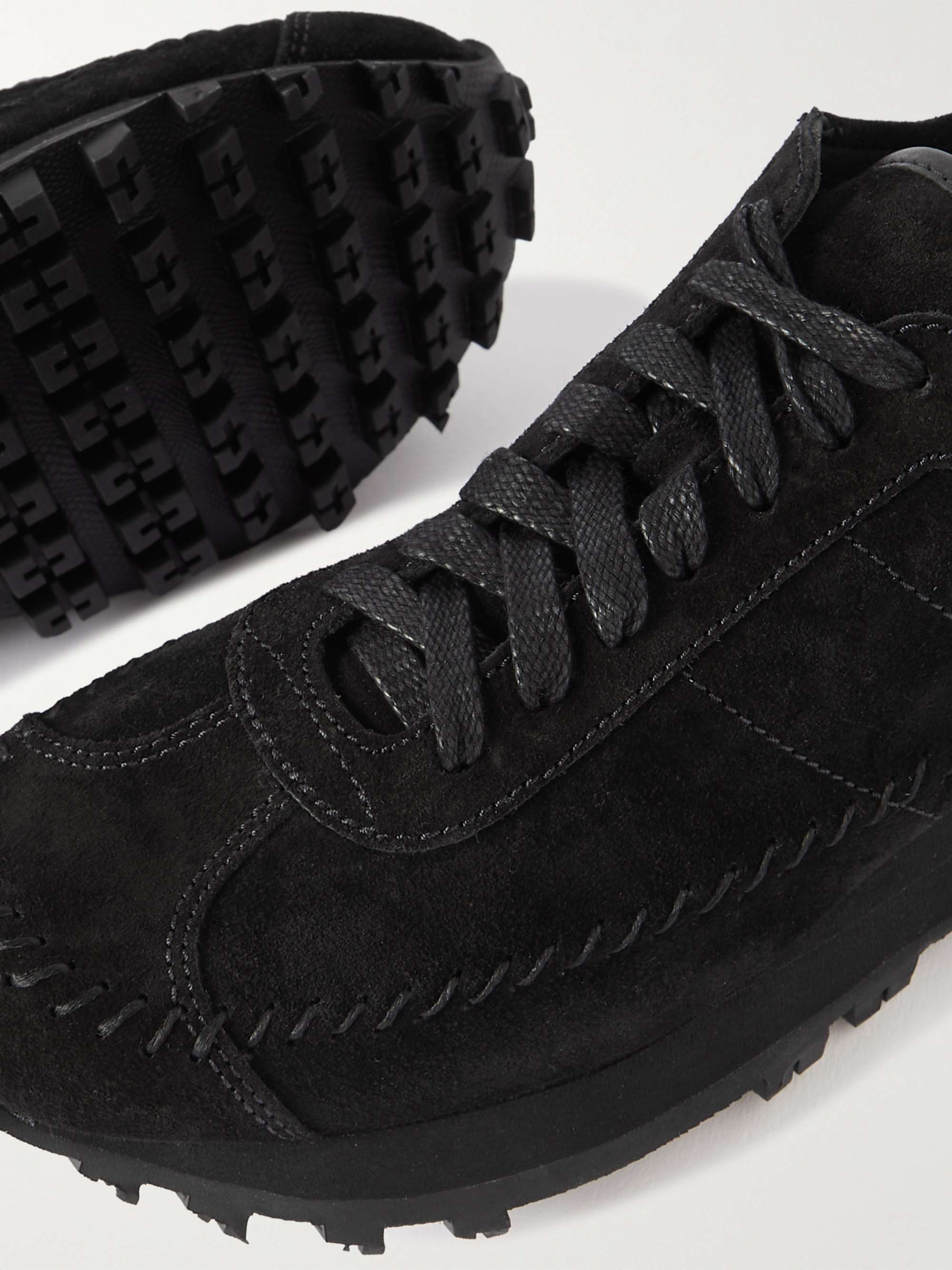 VISVIM Walpi Fringed Suede Sneakers