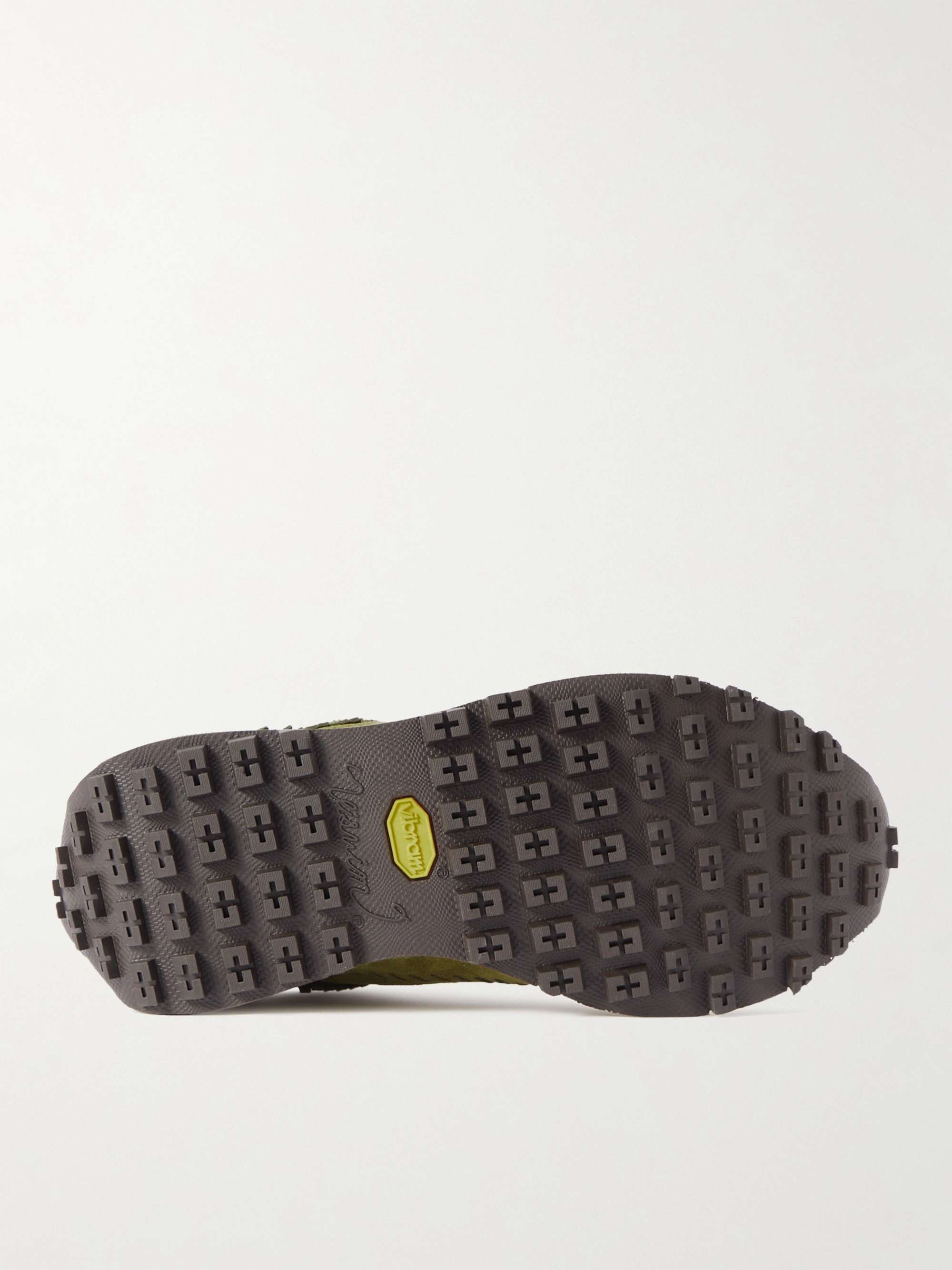 VISVIM Walpi Fringed Suede Sneakers
