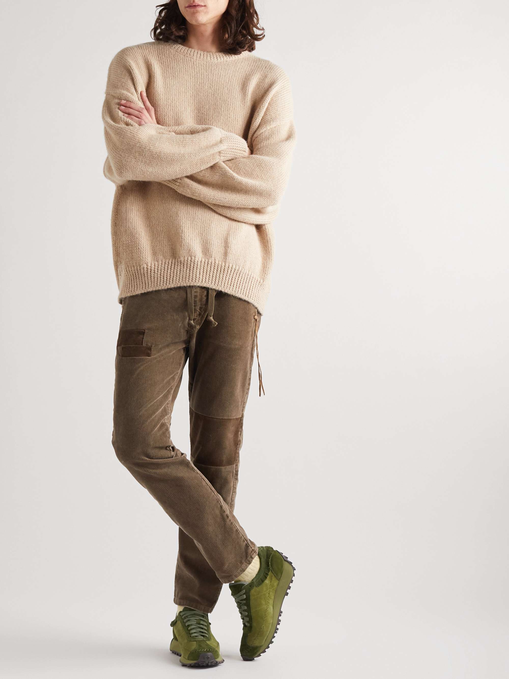 VISVIM Walpi Fringed Suede Sneakers