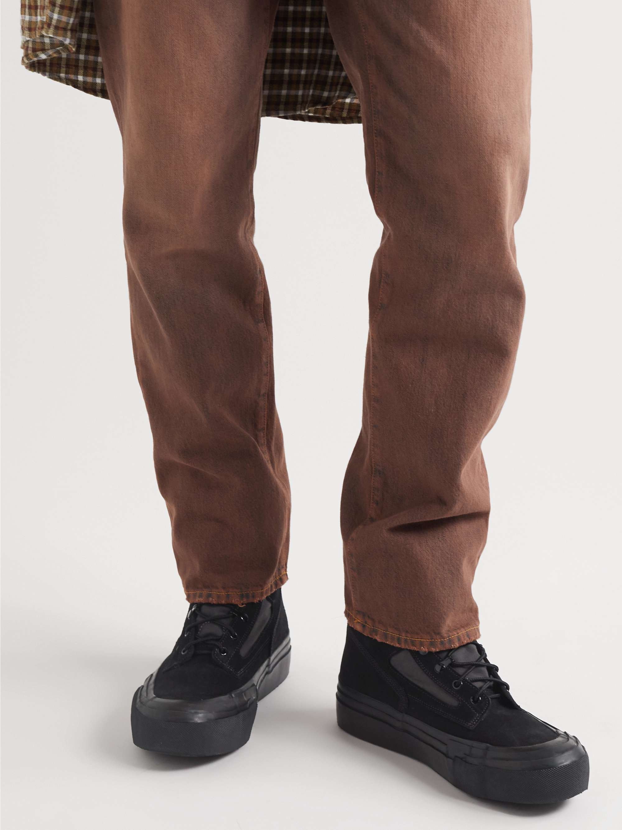 Tesota '91 Folk 스웨이드 코튼 캔버스 부츠 | VISVIM | 페칭