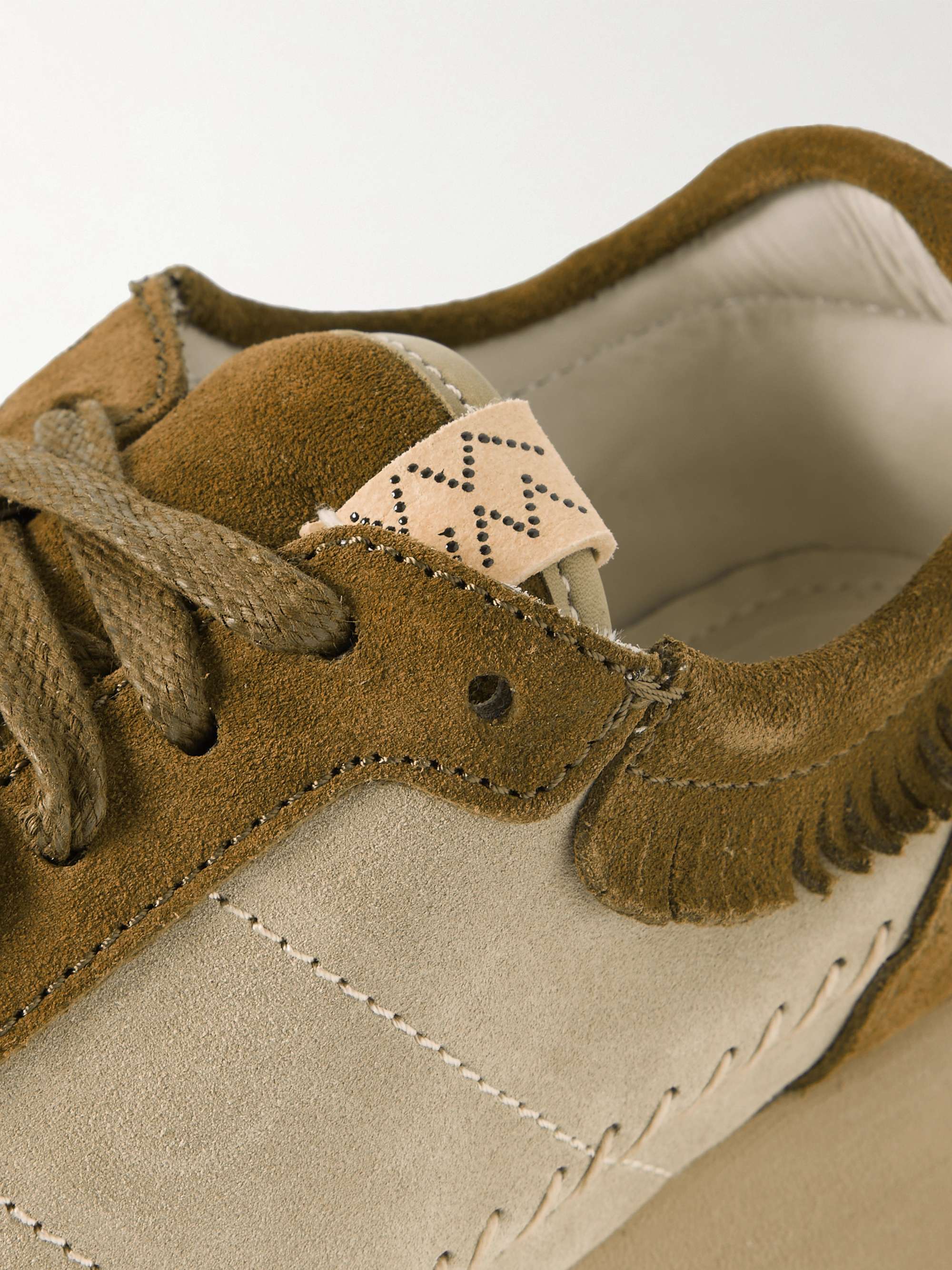 VISVIM Walpi Fringed Suede Sneakers