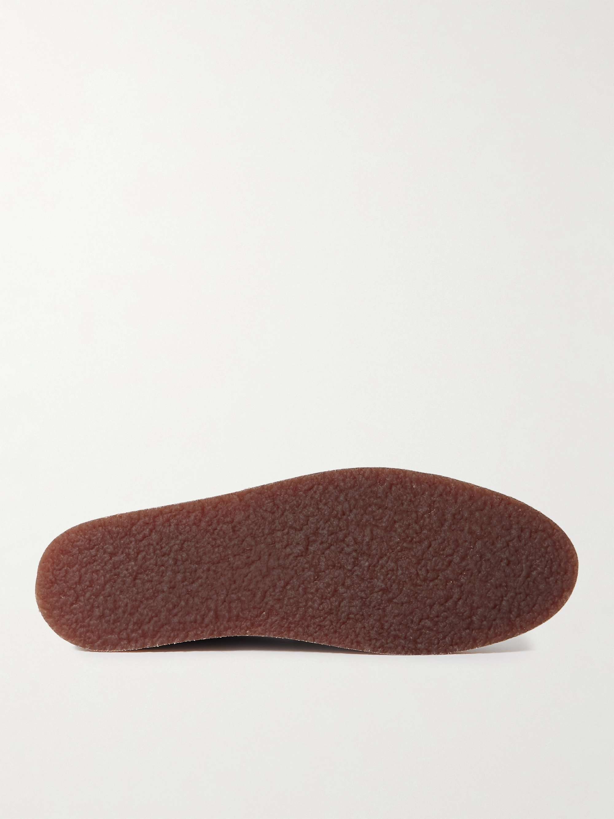 BRUNELLO CUCINELLI Collapsible-Heel Suede Espadrilles