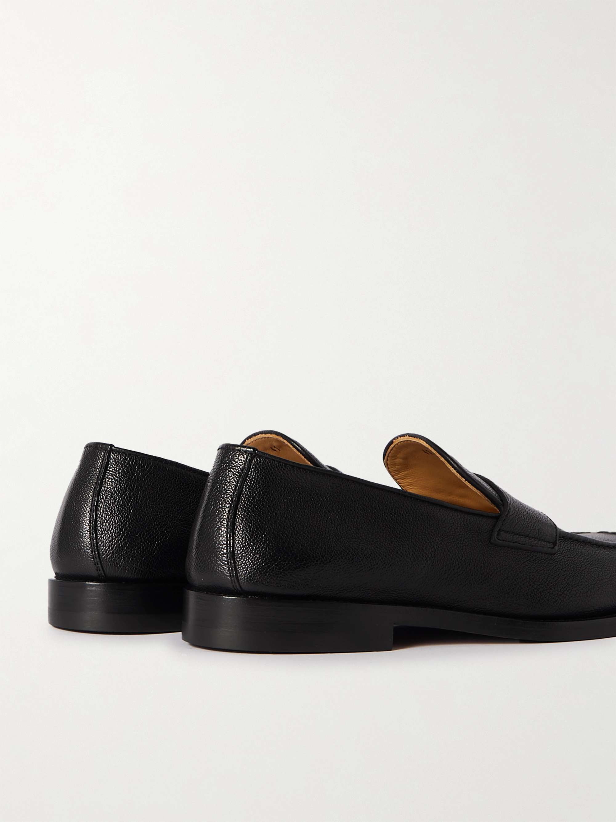 BRUNELLO CUCINELLI Leather Penny Loafers