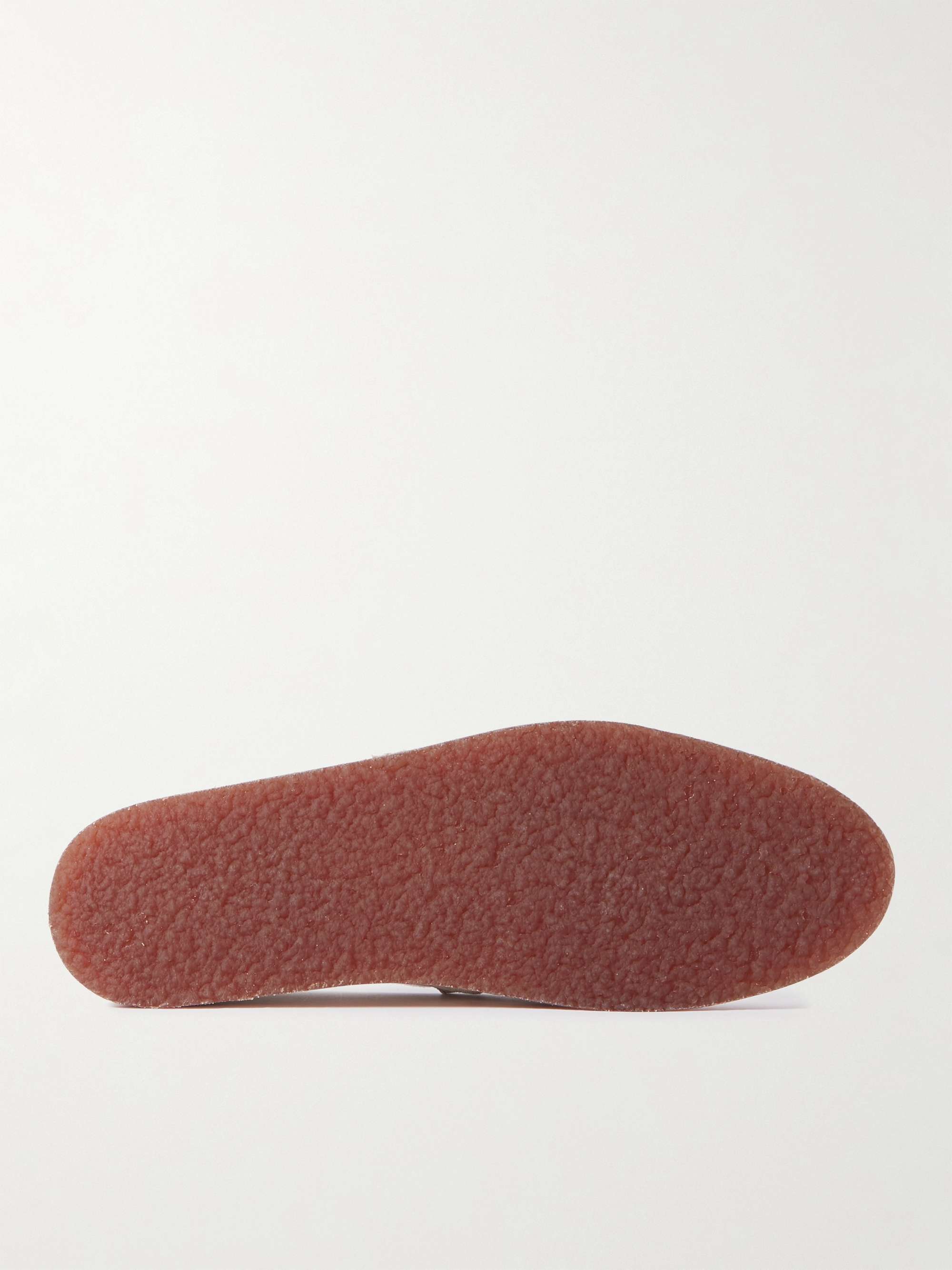 BRUNELLO CUCINELLI Collapsible-Heel Suede Espadrilles
