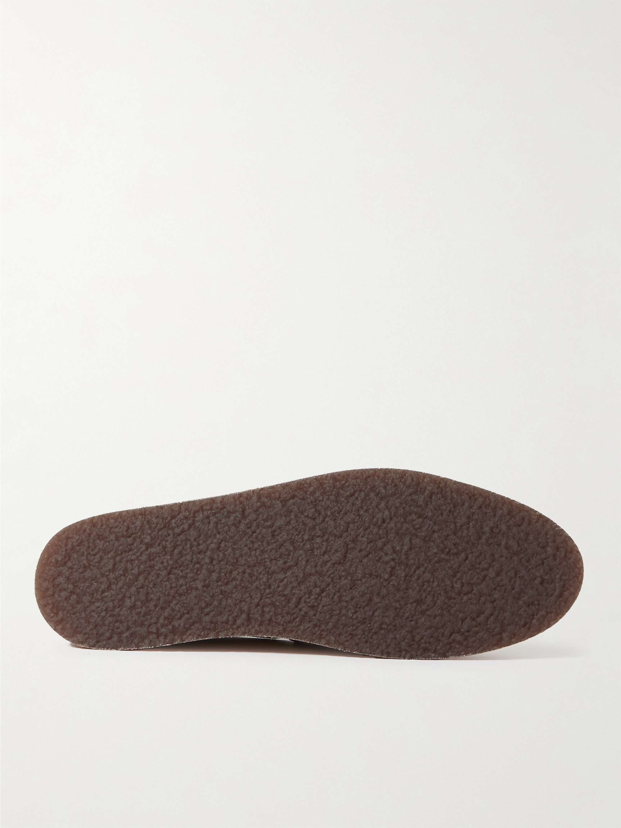 BRUNELLO CUCINELLI Collapsible-Heel Suede Espadrilles