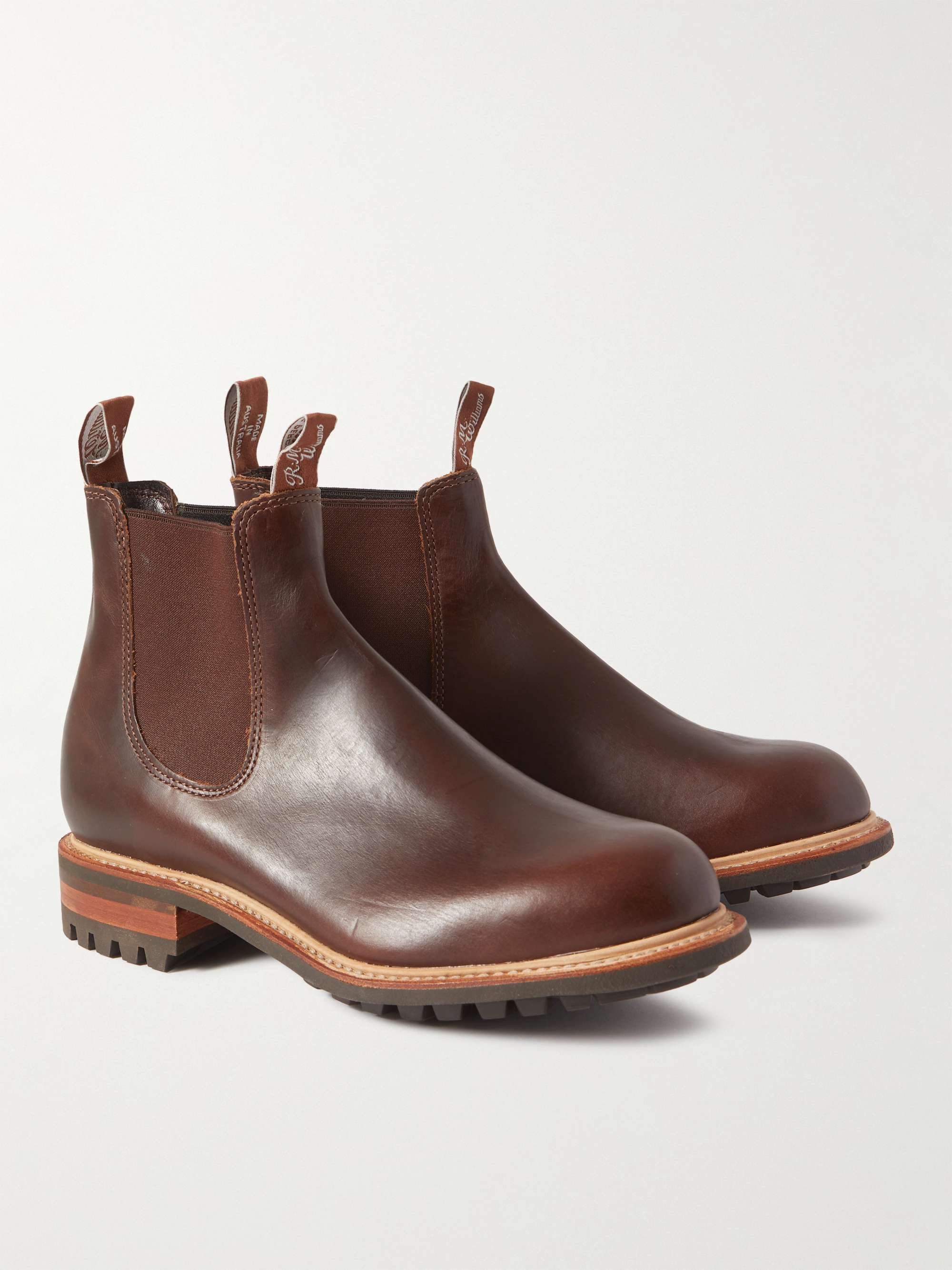 R.M.WILLIAMS Gardener Commando Leather Chelsea Boots