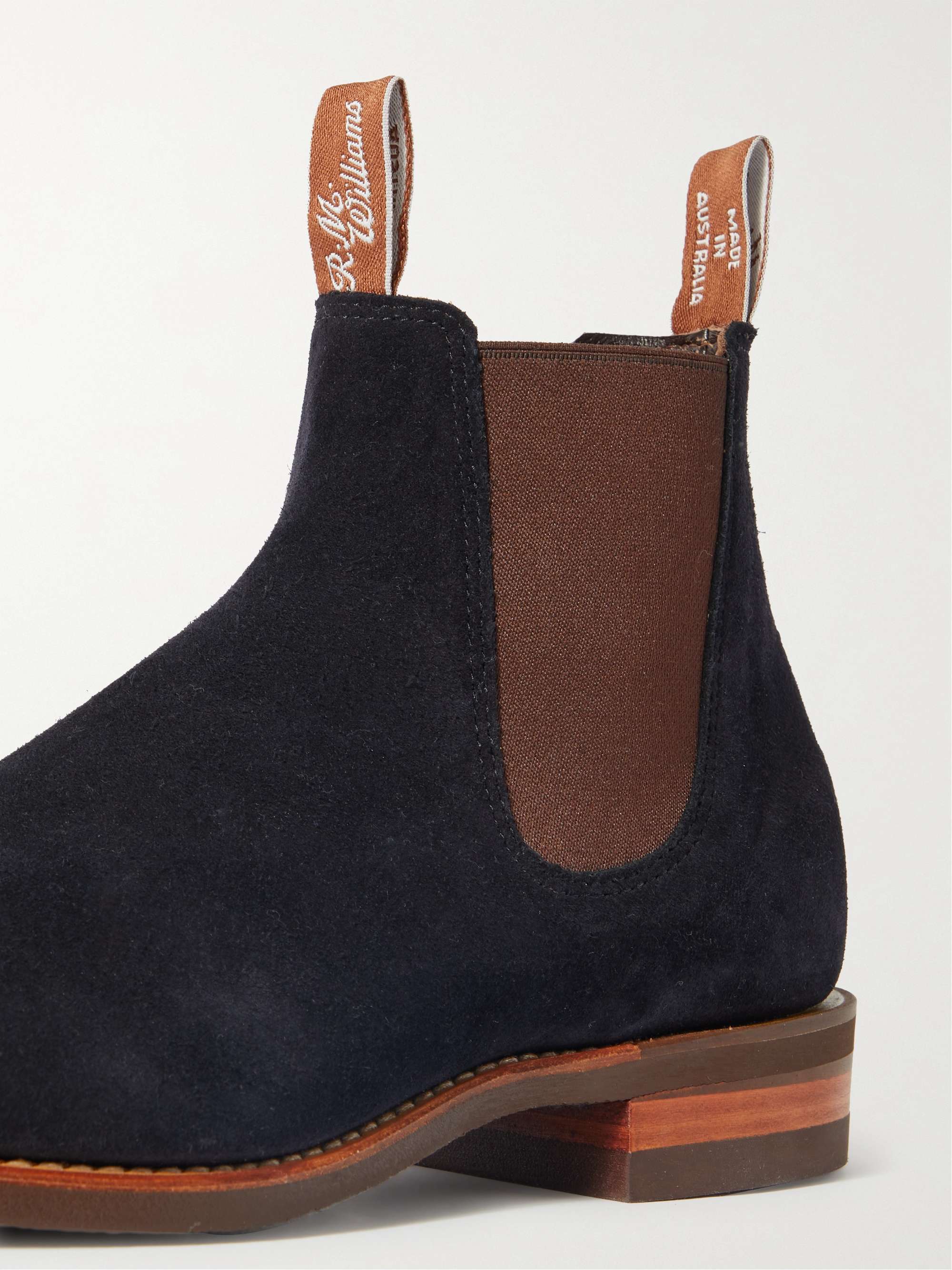 R.M.WILLIAMS Comfort Craftsman Suede Chelsea Boots