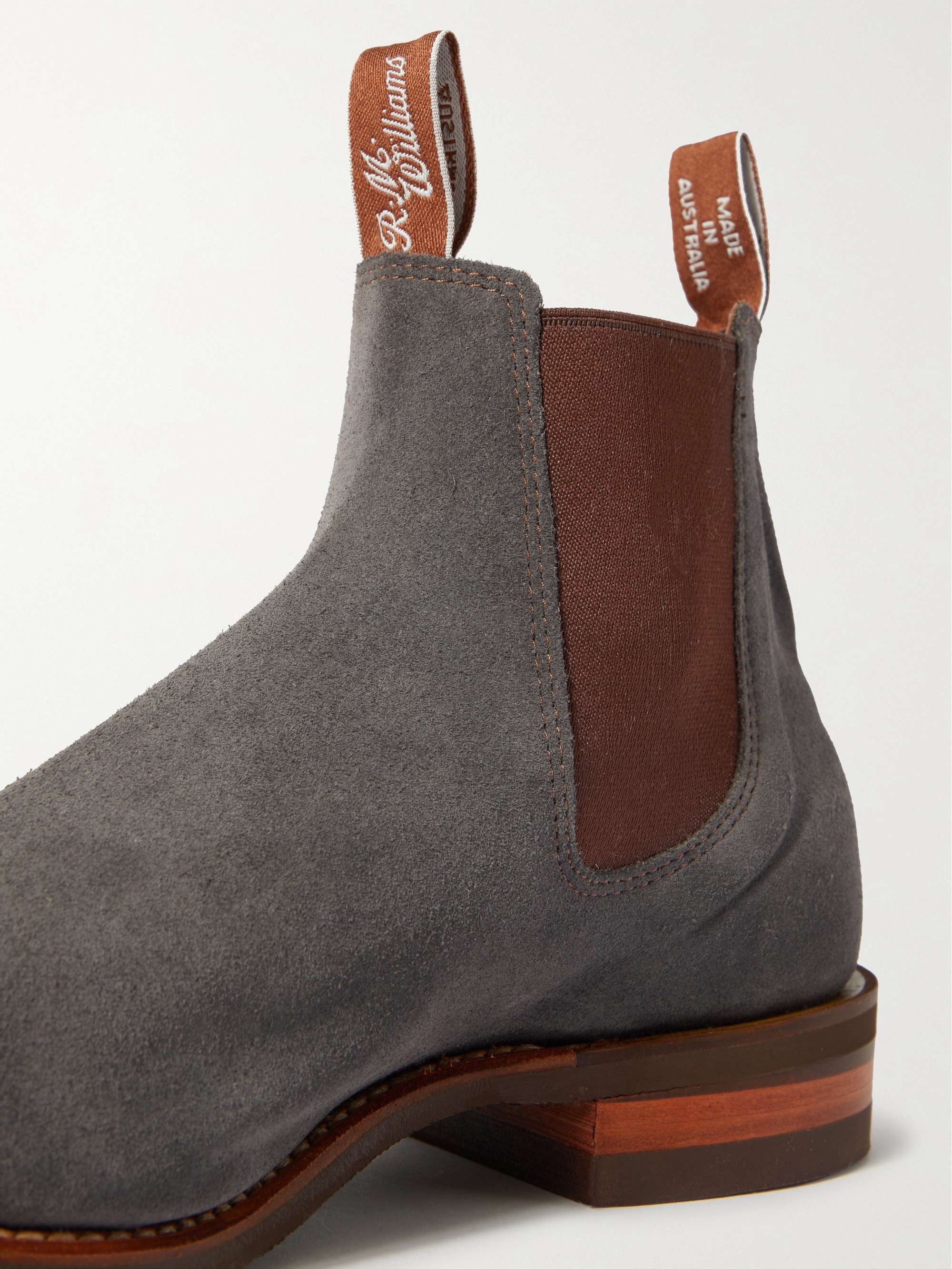 R.M.WILLIAMS Comfort Craftsman Suede Chelsea Boots