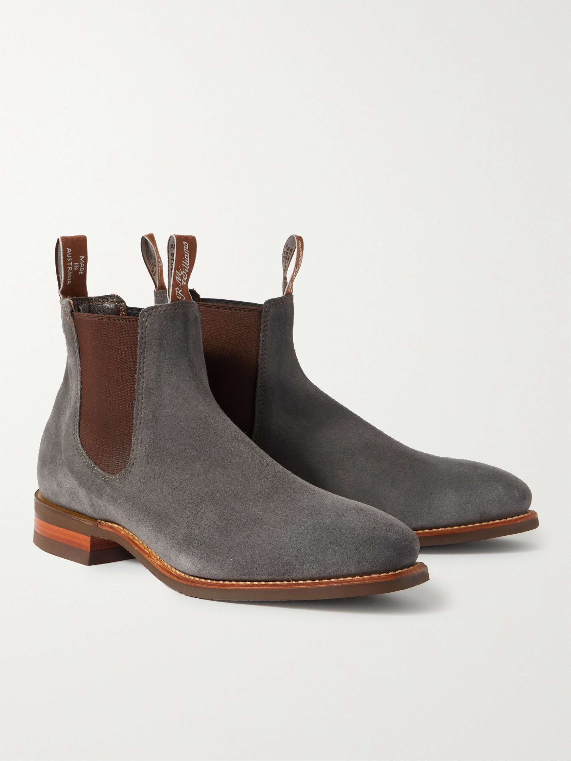 R.M.WILLIAMS Comfort Craftsman Suede Chelsea Boots