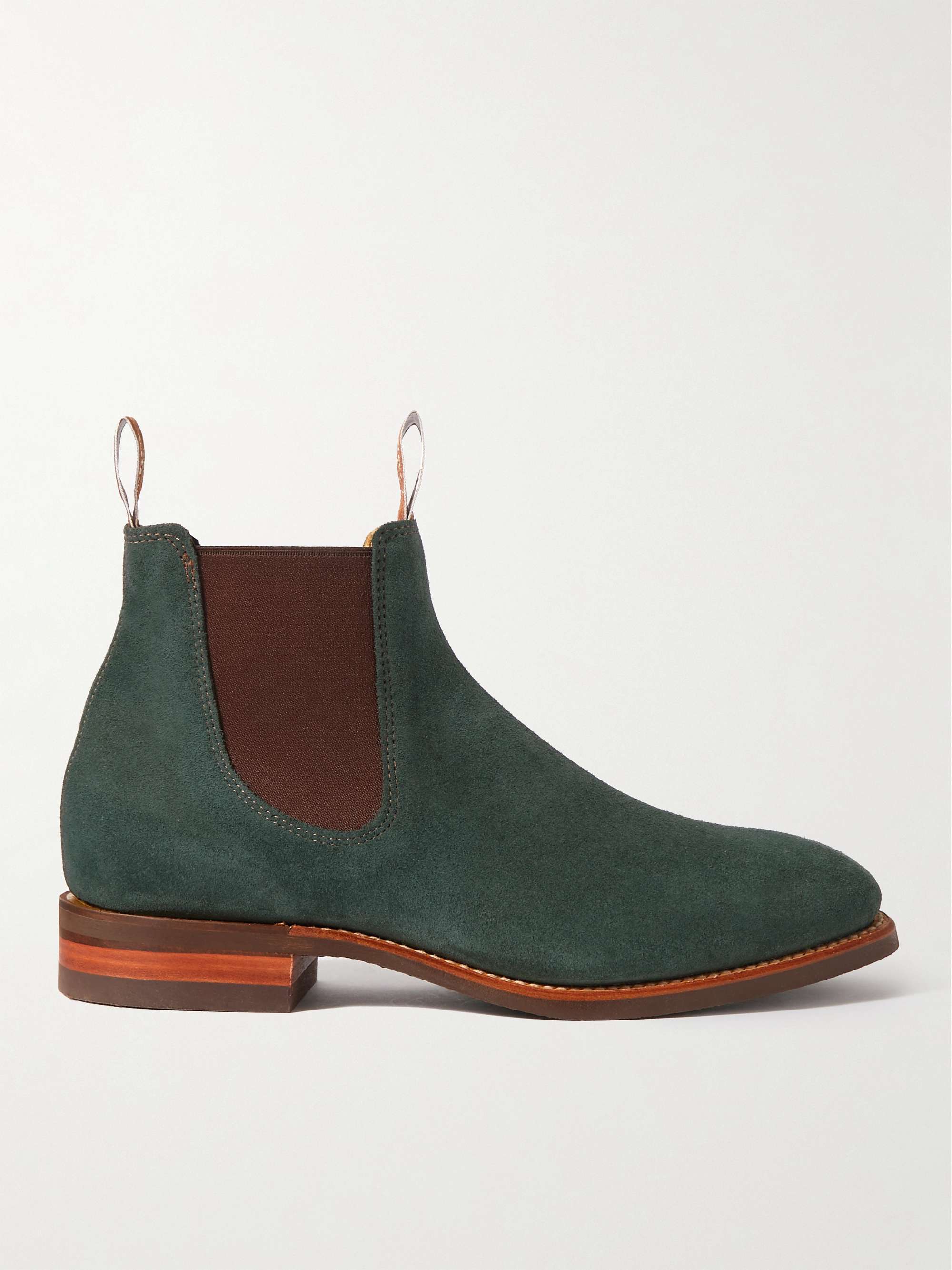 Roland Mouret Rm Williams Suede Chelsea Boots, $495, MR PORTER