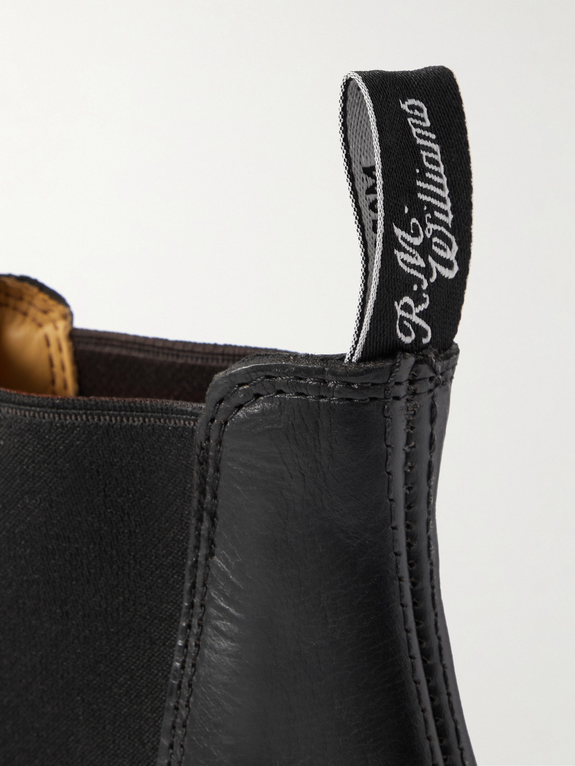 Shop R.m.williams Gardener Commando Leather Chelsea Boots In Black