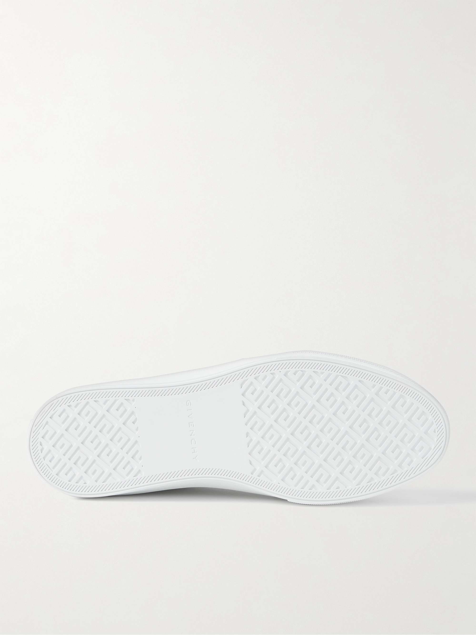GIVENCHY + Disney Oswald City Sport Debossed Leather Sneakers