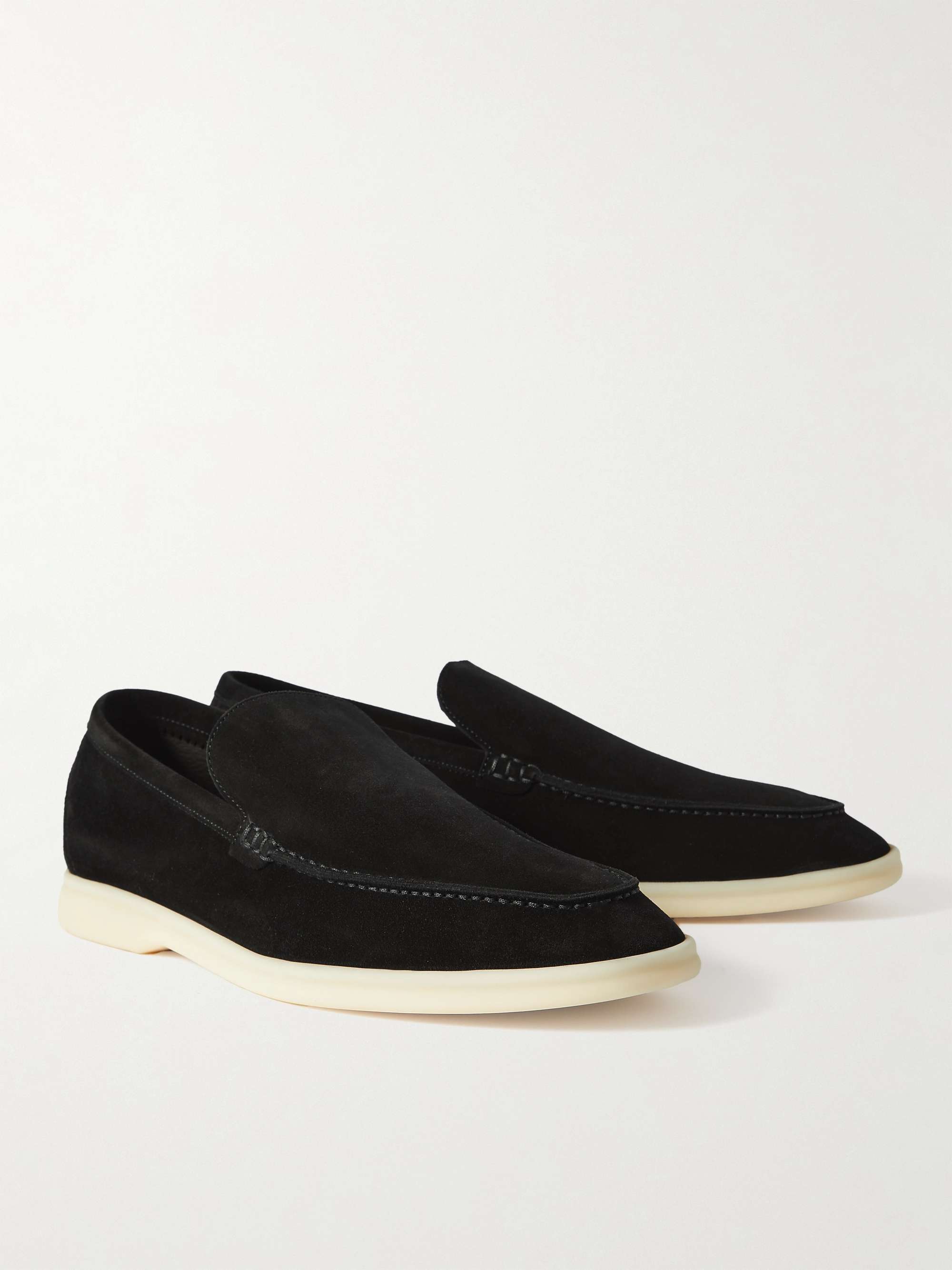 LORO PIANA Summer Walk Suede Loafers
