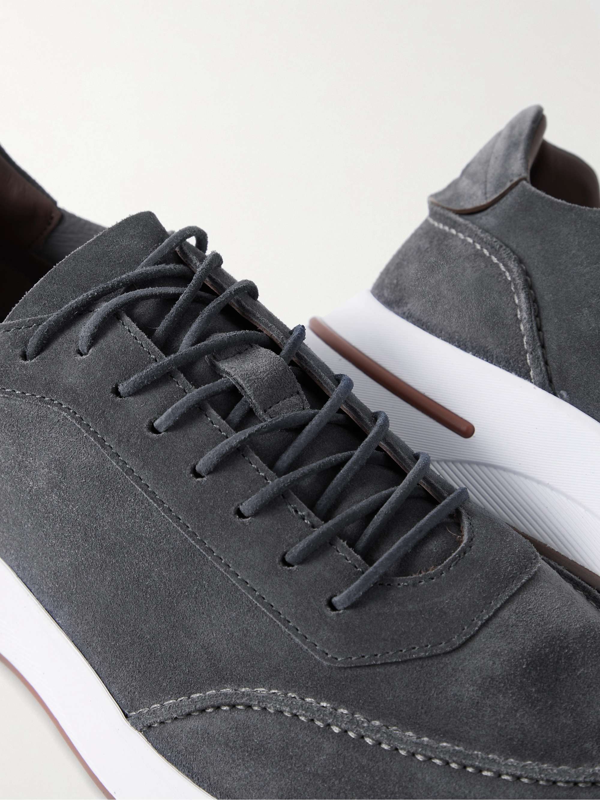 LORO PIANA Weekend Walk Suede Sneakers for Men | MR PORTER