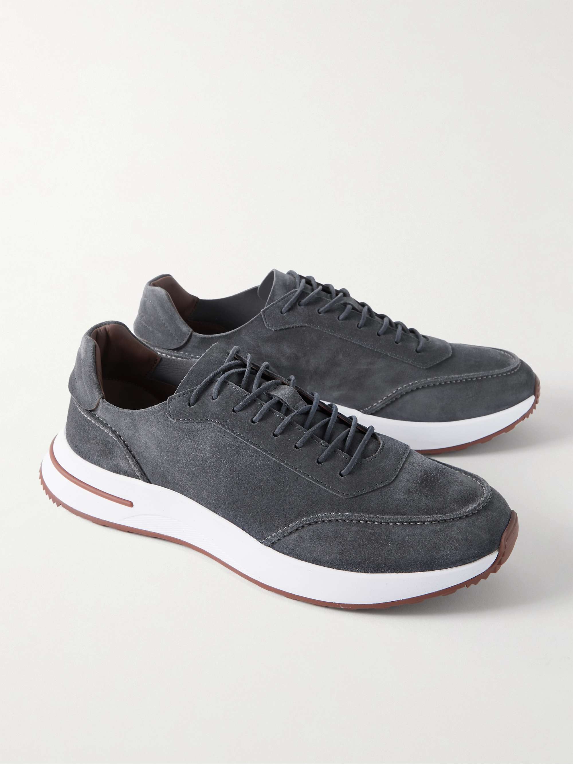 LORO PIANA Weekend Walk Suede Sneakers