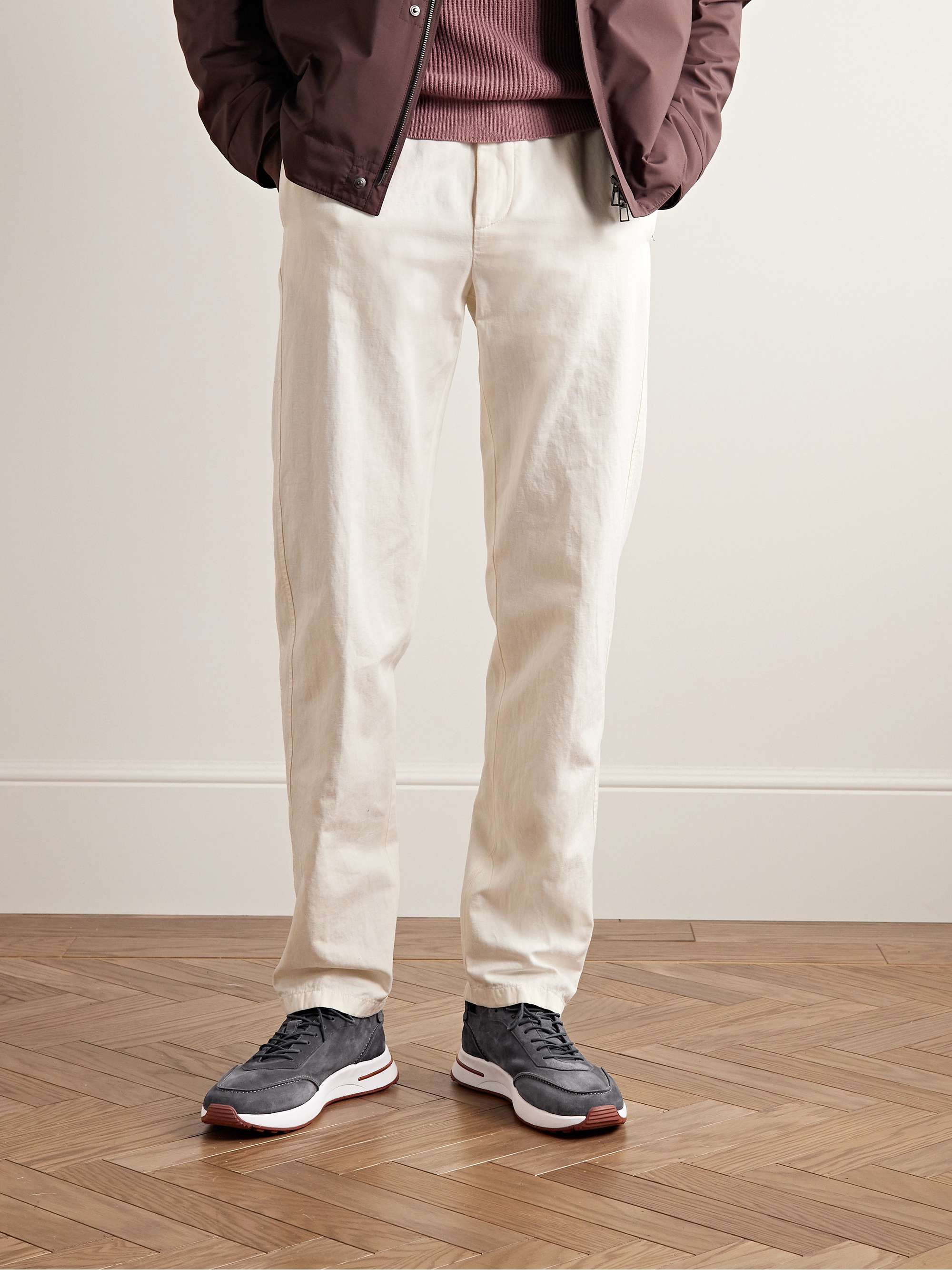 LORO PIANA Weekend Walk Suede Sneakers