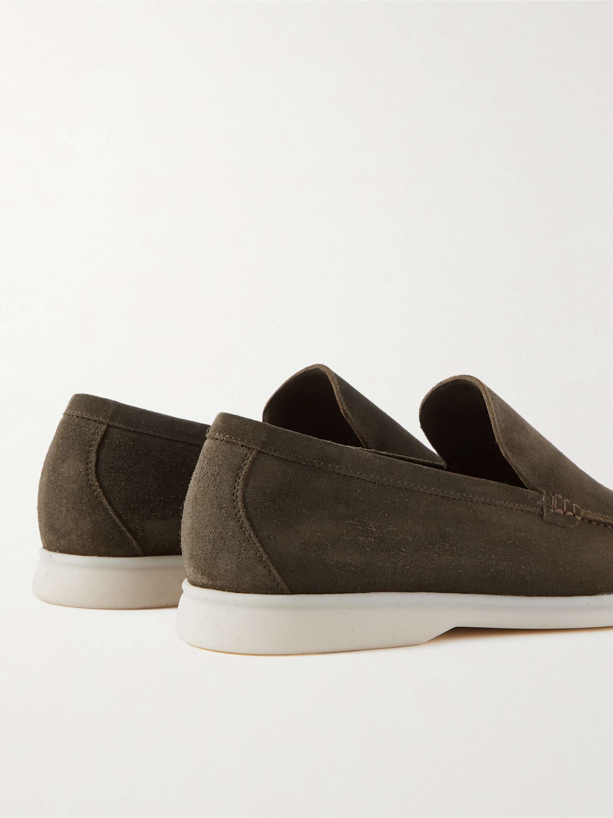 LORO PIANA Summer Walk Suede Loafers