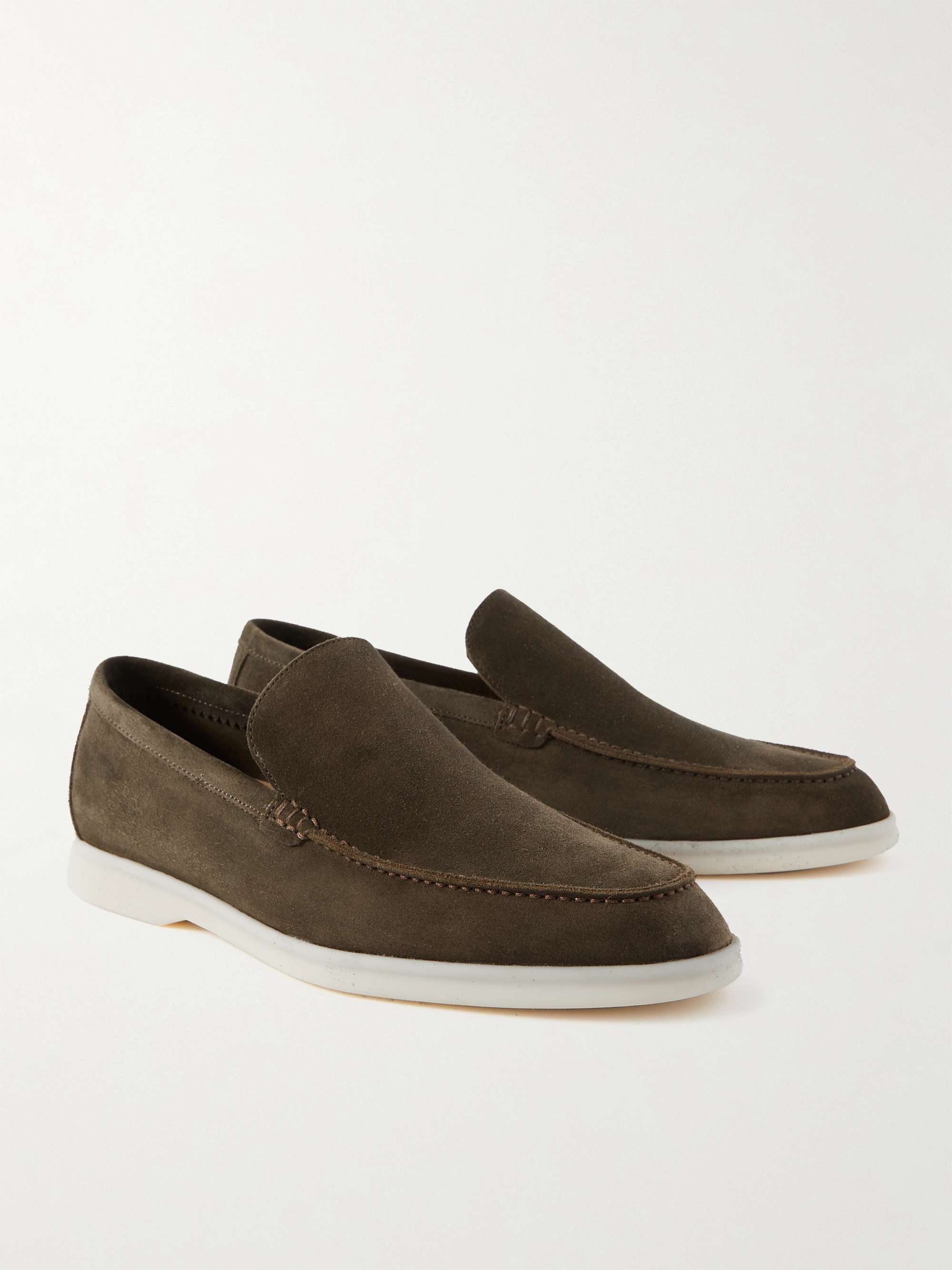LORO PIANA Summer Walk Suede Loafers