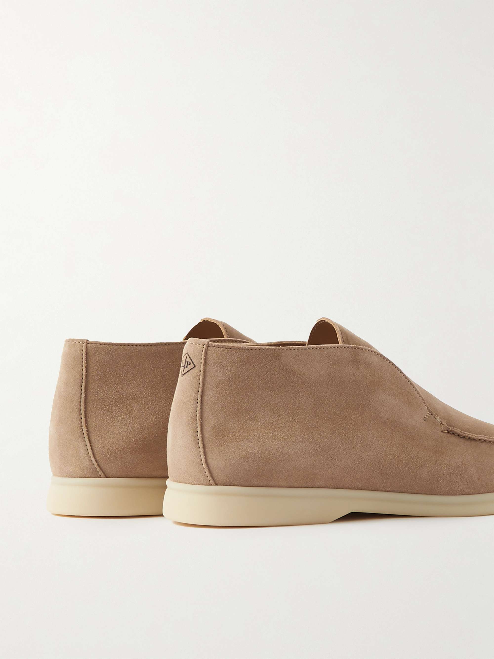 LORO PIANA Open Walk Suede Boots