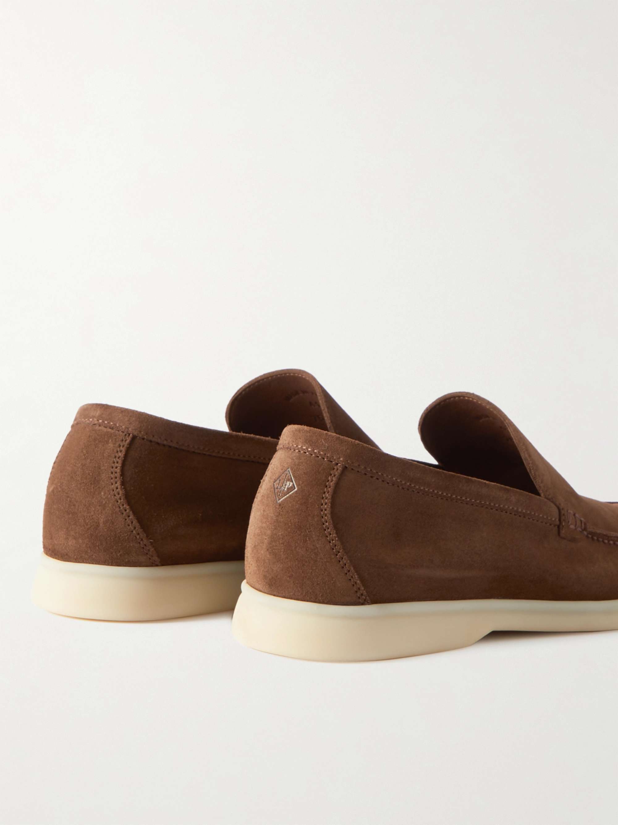 LORO PIANA Summer Walk Suede Loafers