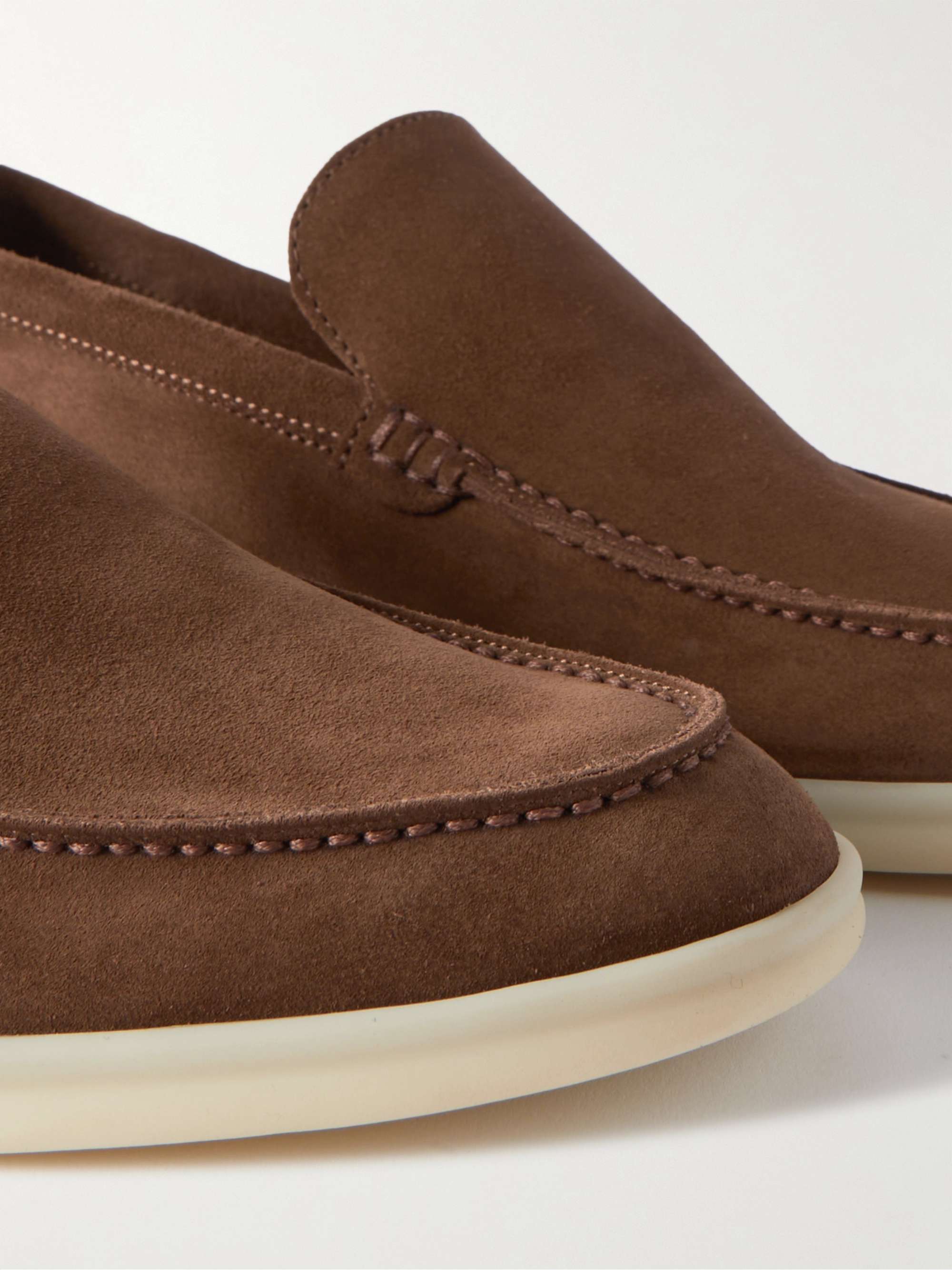 LORO PIANA Summer Walk Suede Loafers
