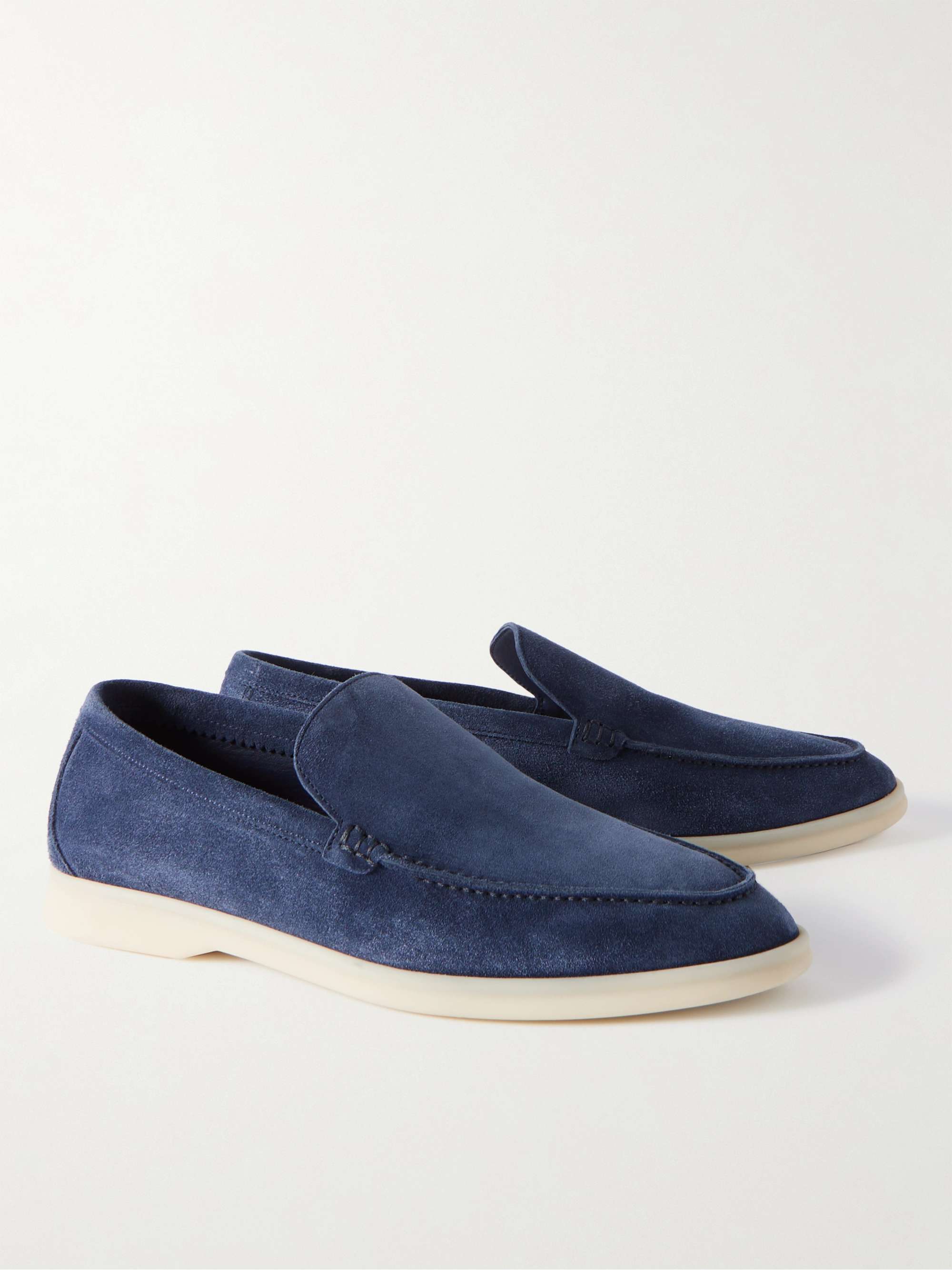 LORO PIANA Summer Walk Suede Loafers