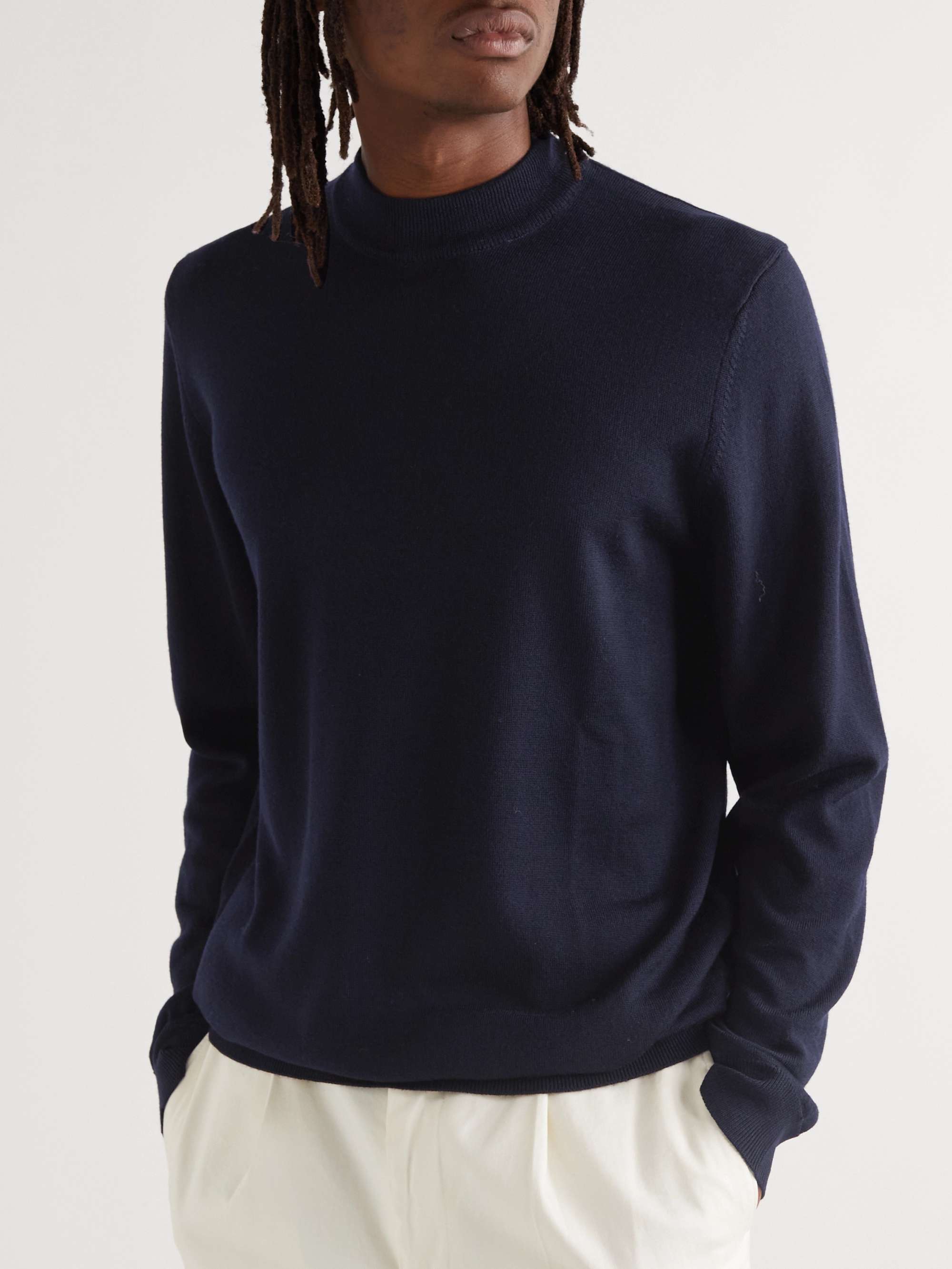 NN07 Martin Merino Wool Mock-Neck Sweater for Men | MR PORTER