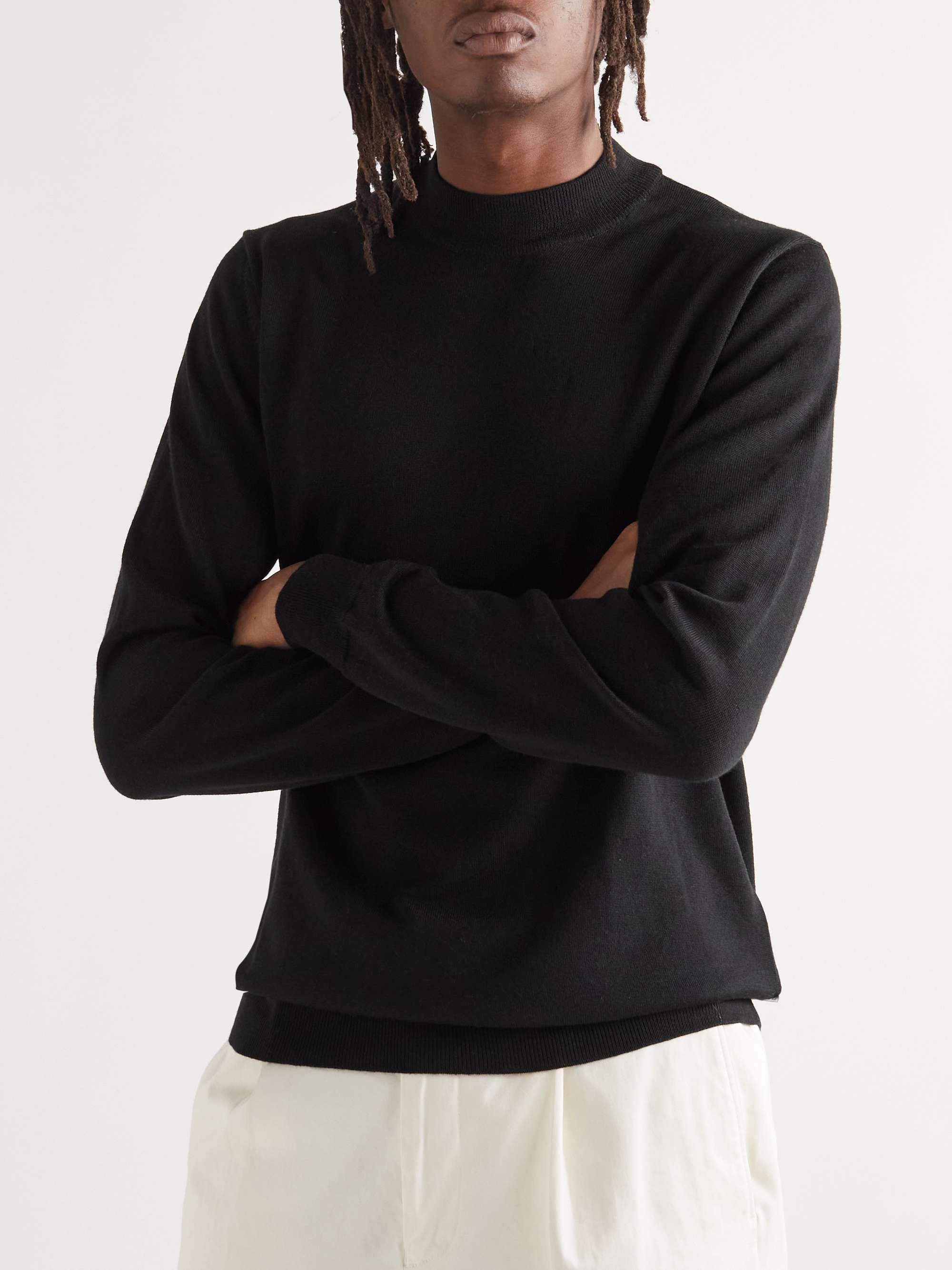 NN07 Martin Merino Wool Mock-Neck Sweater for Men | MR PORTER