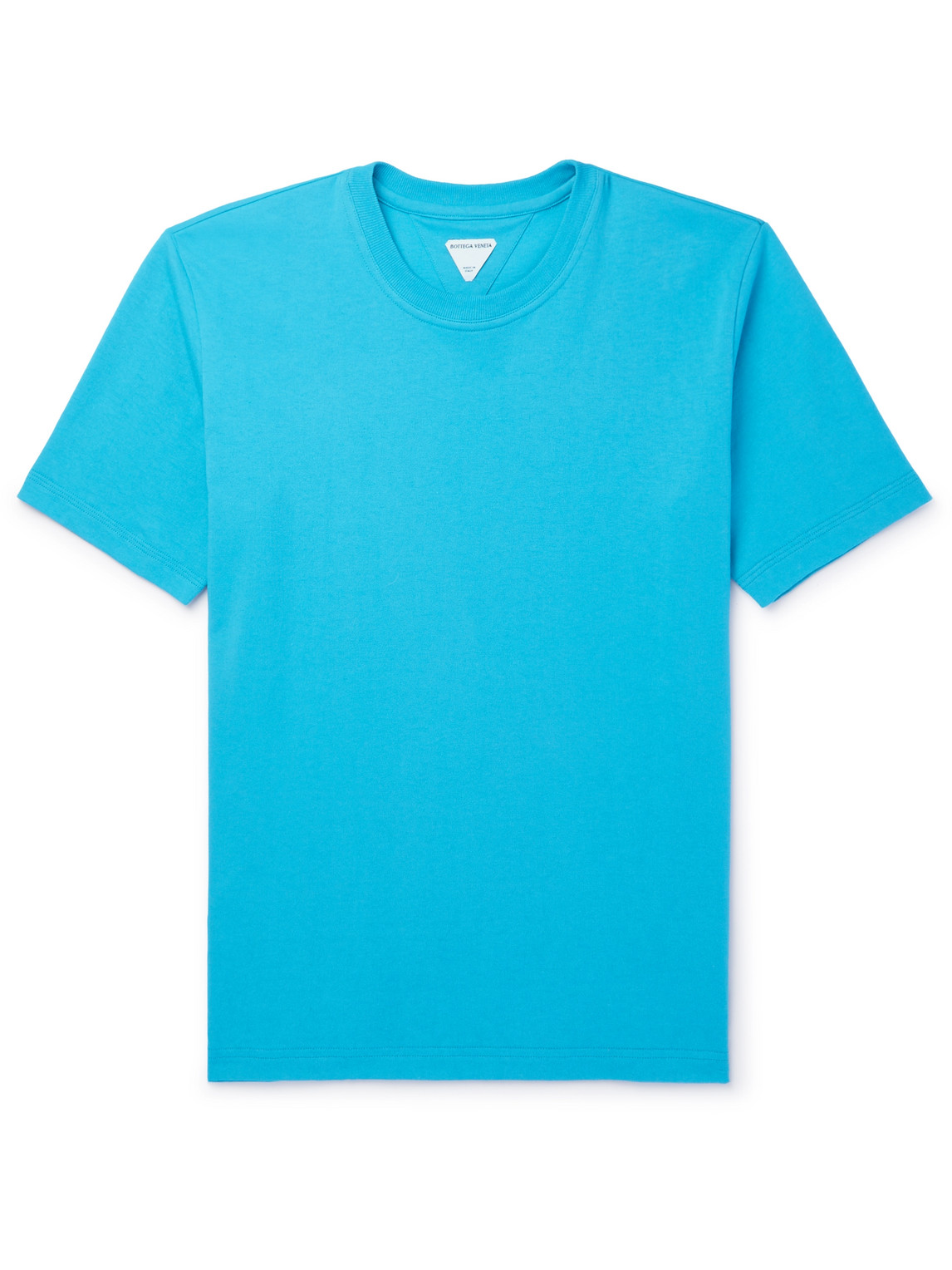 Bottega Veneta Sunrise Slim-fit Cotton-jersey T-shirt In Blue