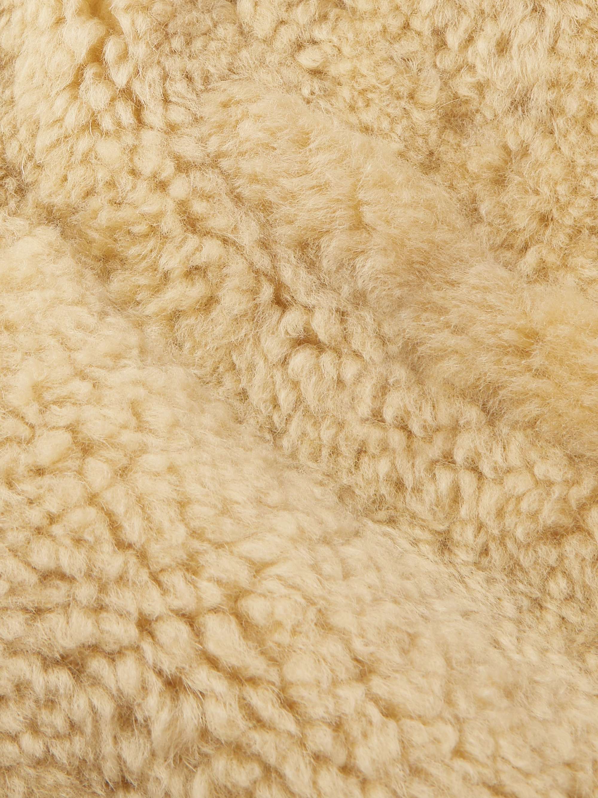 BOTTEGA VENETA Teddy Shearling Hooded Blouson Jacket