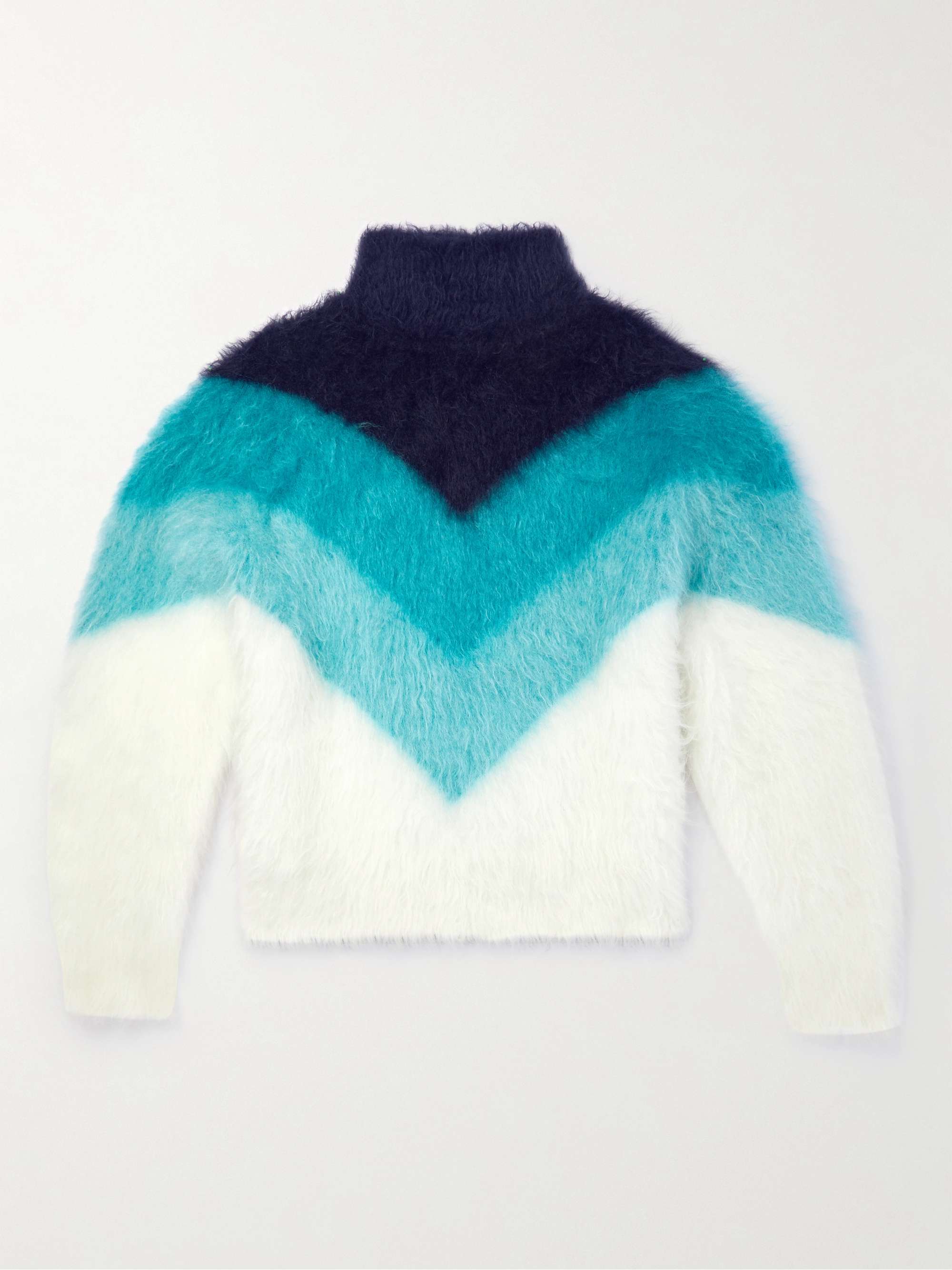 BOTTEGA VENETA Chevron Knitted Rollneck Sweater