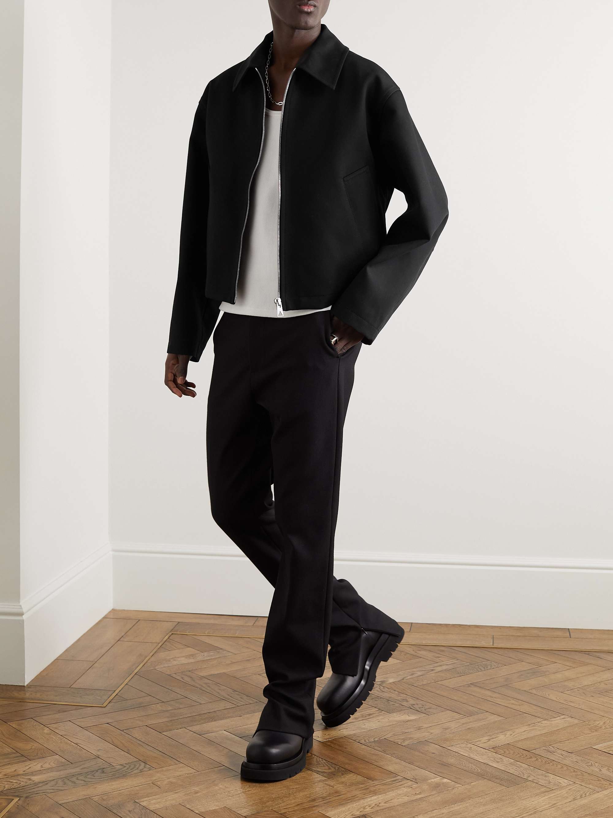 BOTTEGA VENETA Bonded Cotton Blouson Jacket for Men | MR PORTER