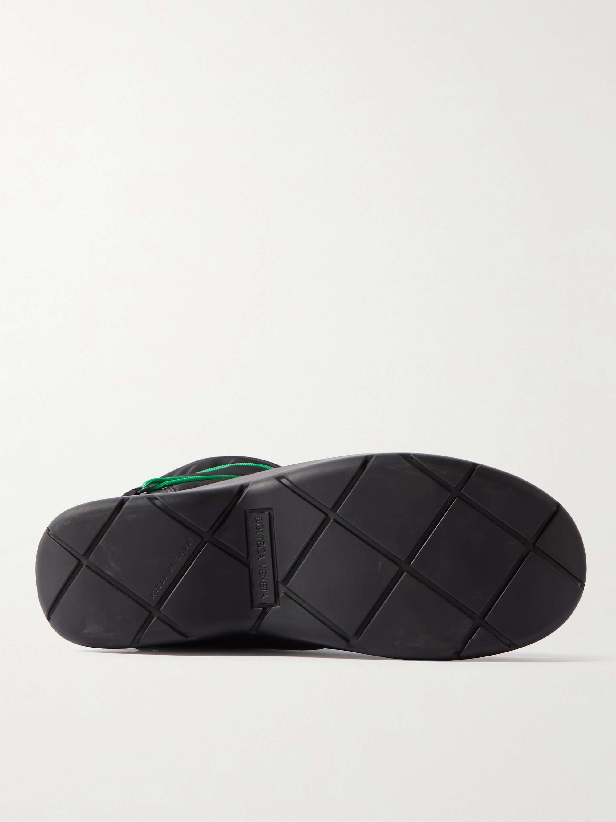 BOTTEGA VENETA Puddle Rubber-Trimmed Quilted Shell Boots