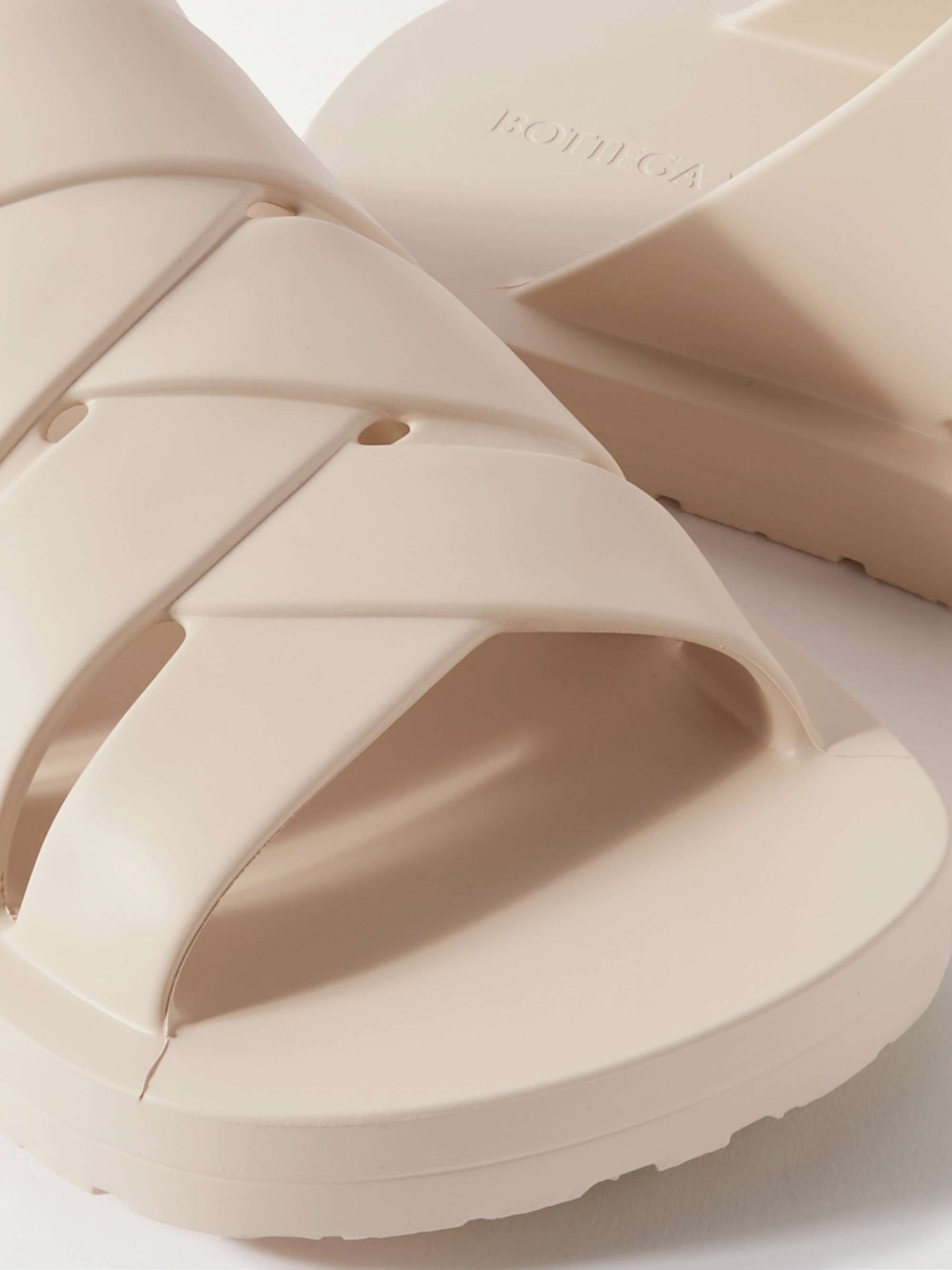 BOTTEGA VENETA Matt Rubber Sandals
