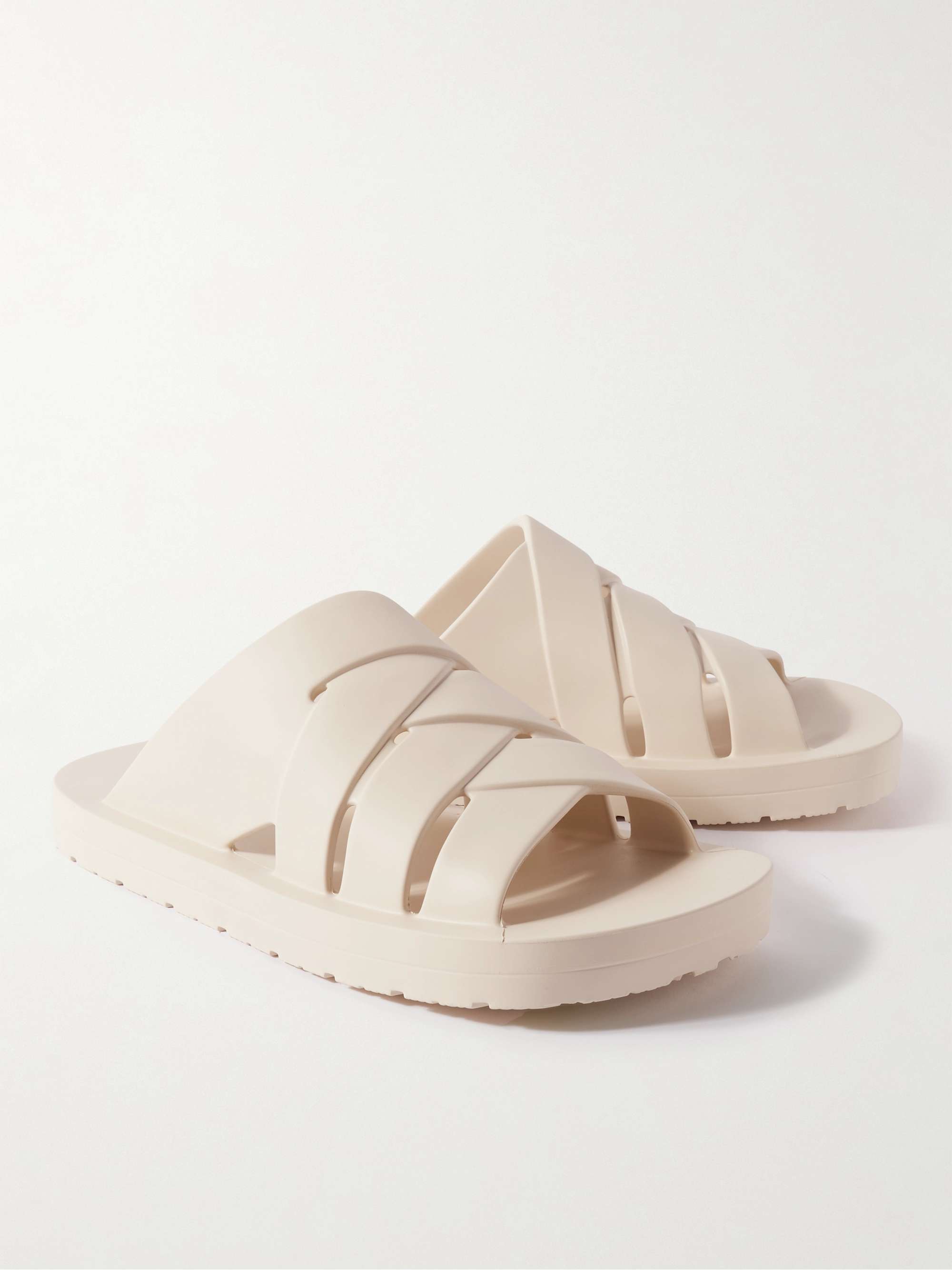 BOTTEGA VENETA Matt Rubber Sandals