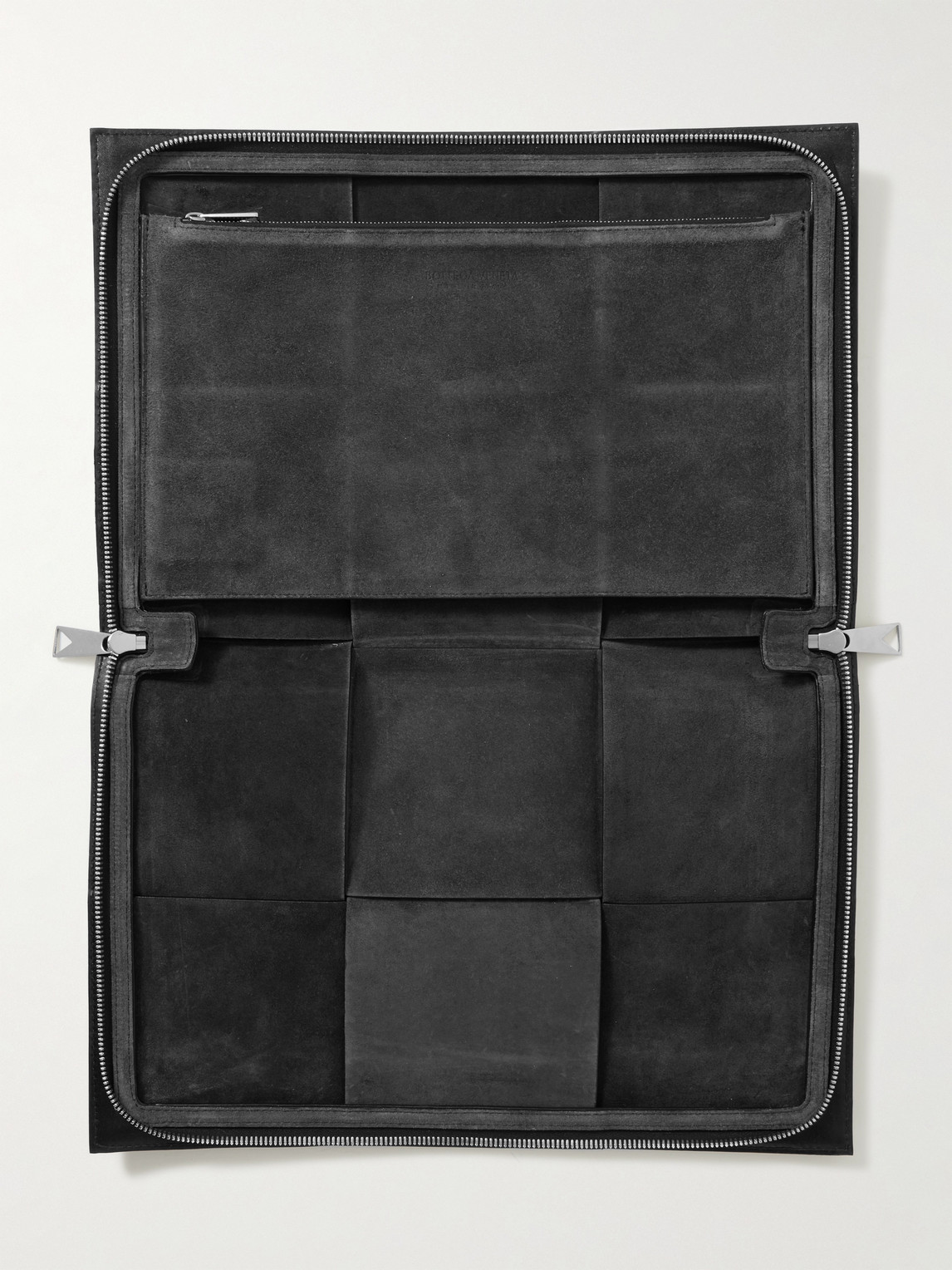 Shop Bottega Veneta Urban Intrecciato Leather Document Case In Black