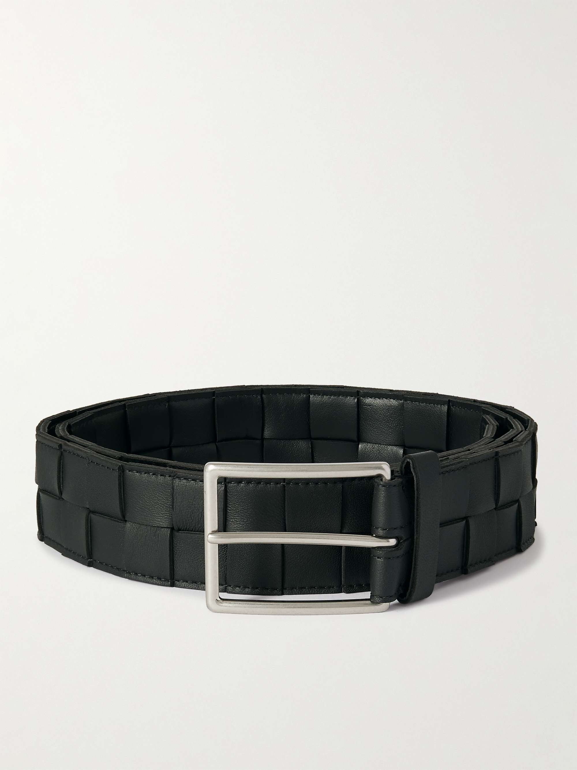 BURBERRY 3.5cm Reversible Leather Belt for Men