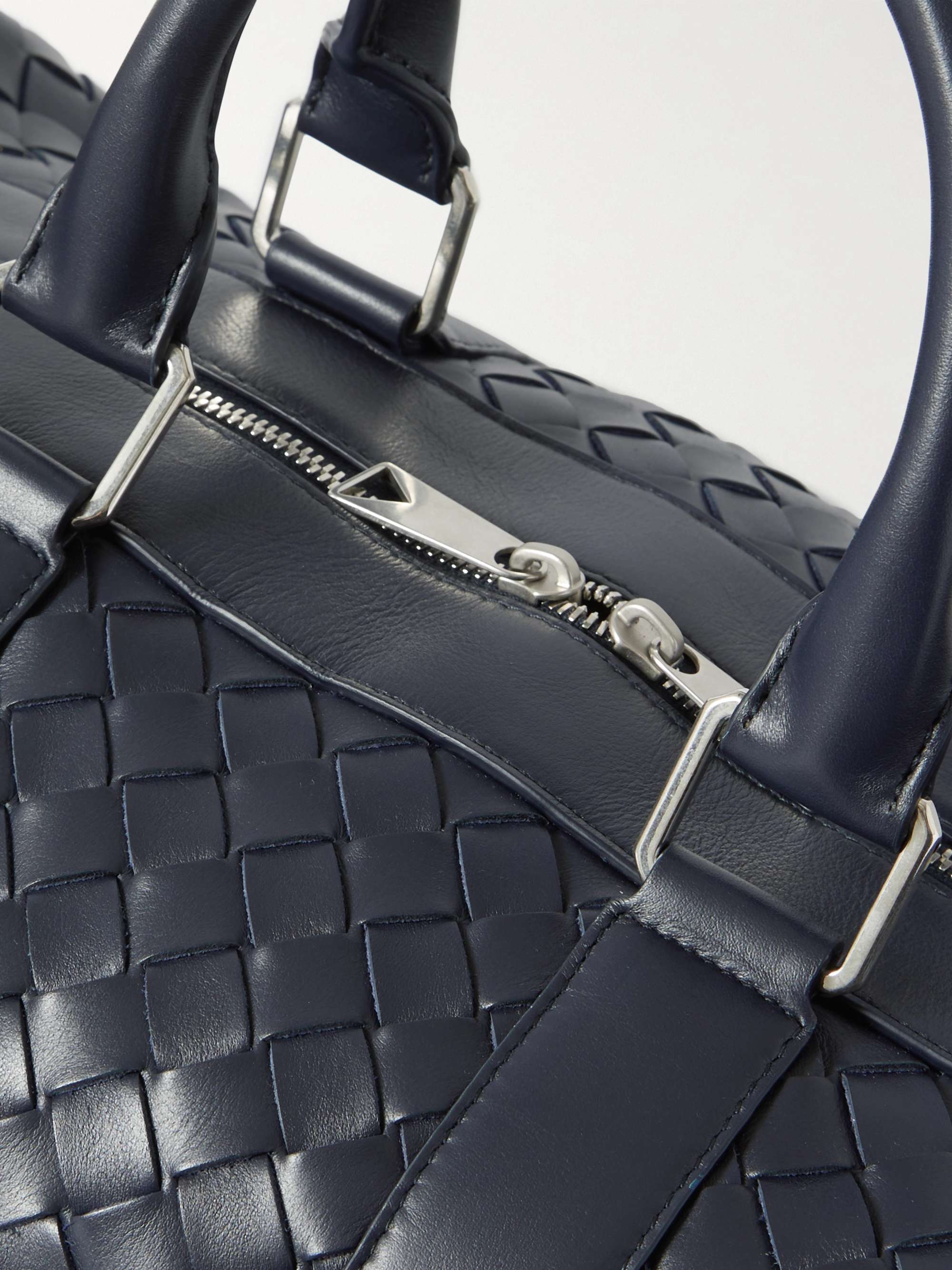 BOTTEGA VENETA Intrecciato Leather Duffle Bag