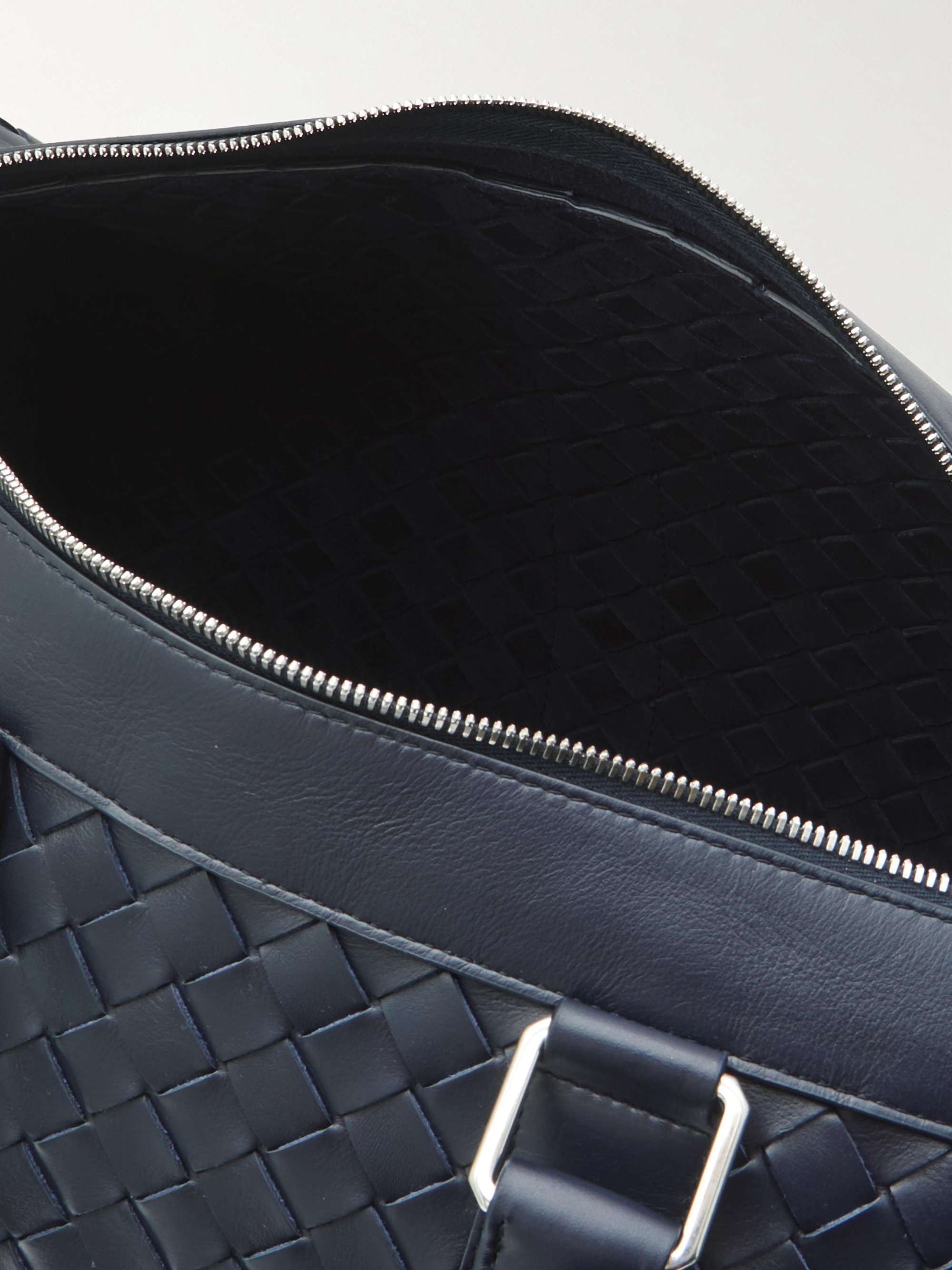 BOTTEGA VENETA Intrecciato Leather Duffle Bag