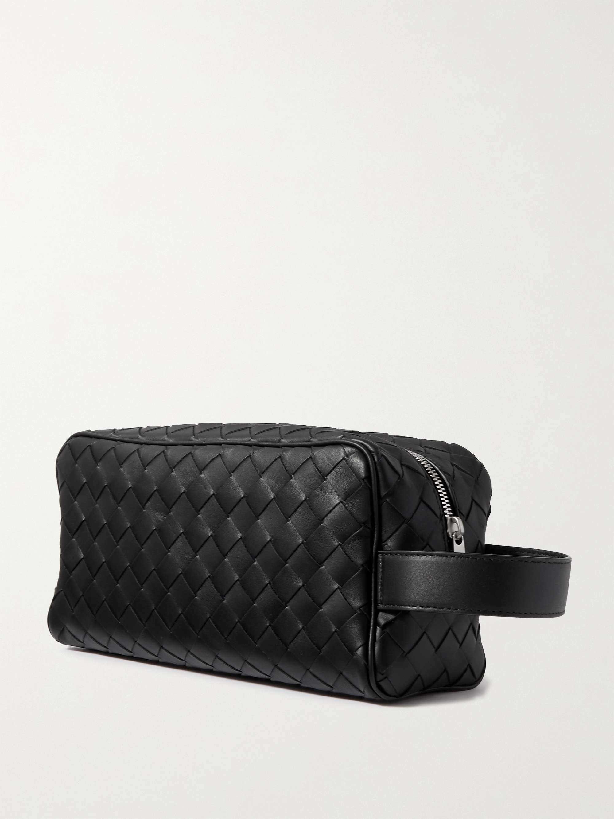 BOTTEGA VENETA Intrecciato Leather Wash Bag