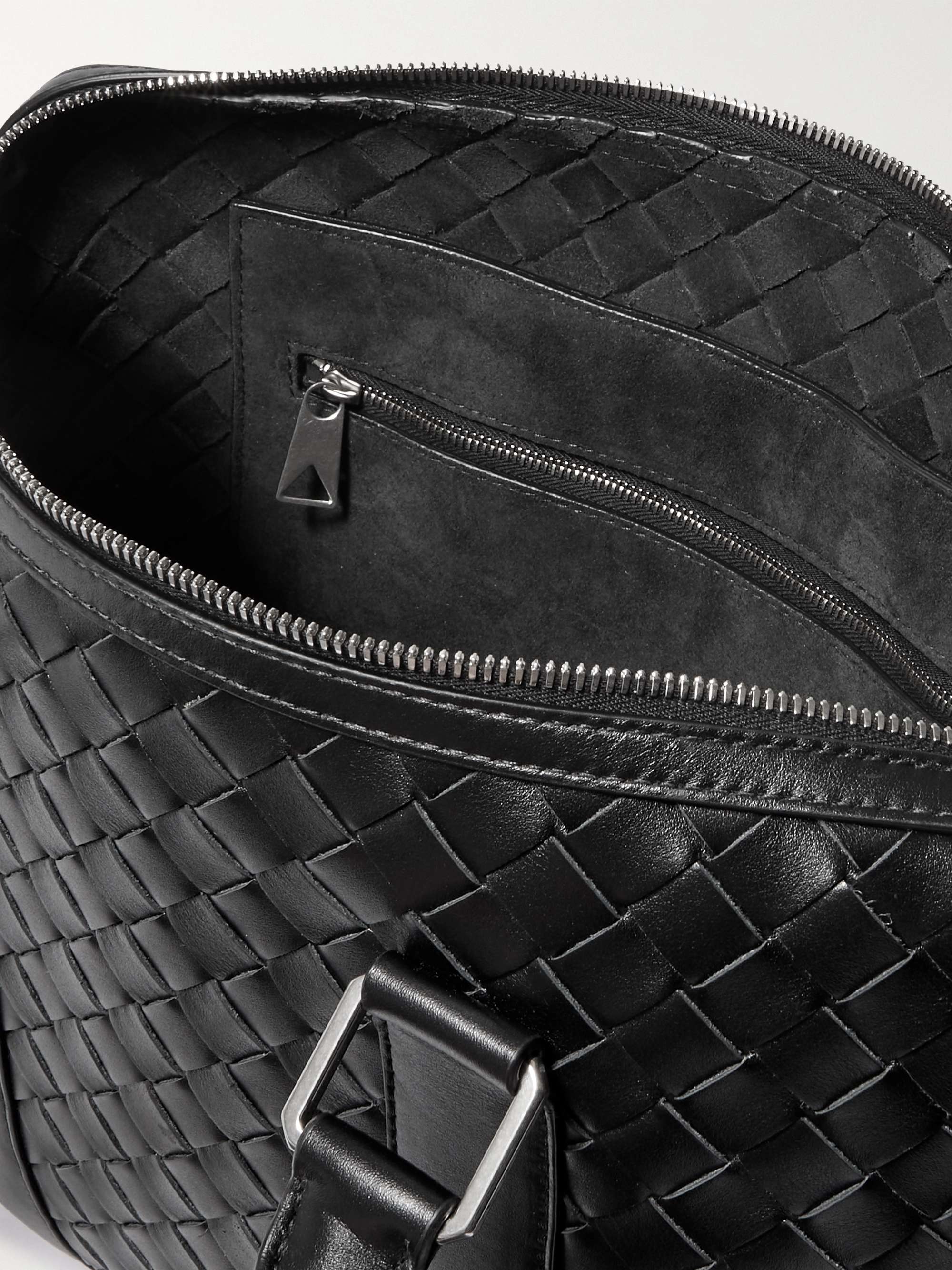 BOTTEGA VENETA حقيبة عمل من الجلد بحبكة إنترشياتو