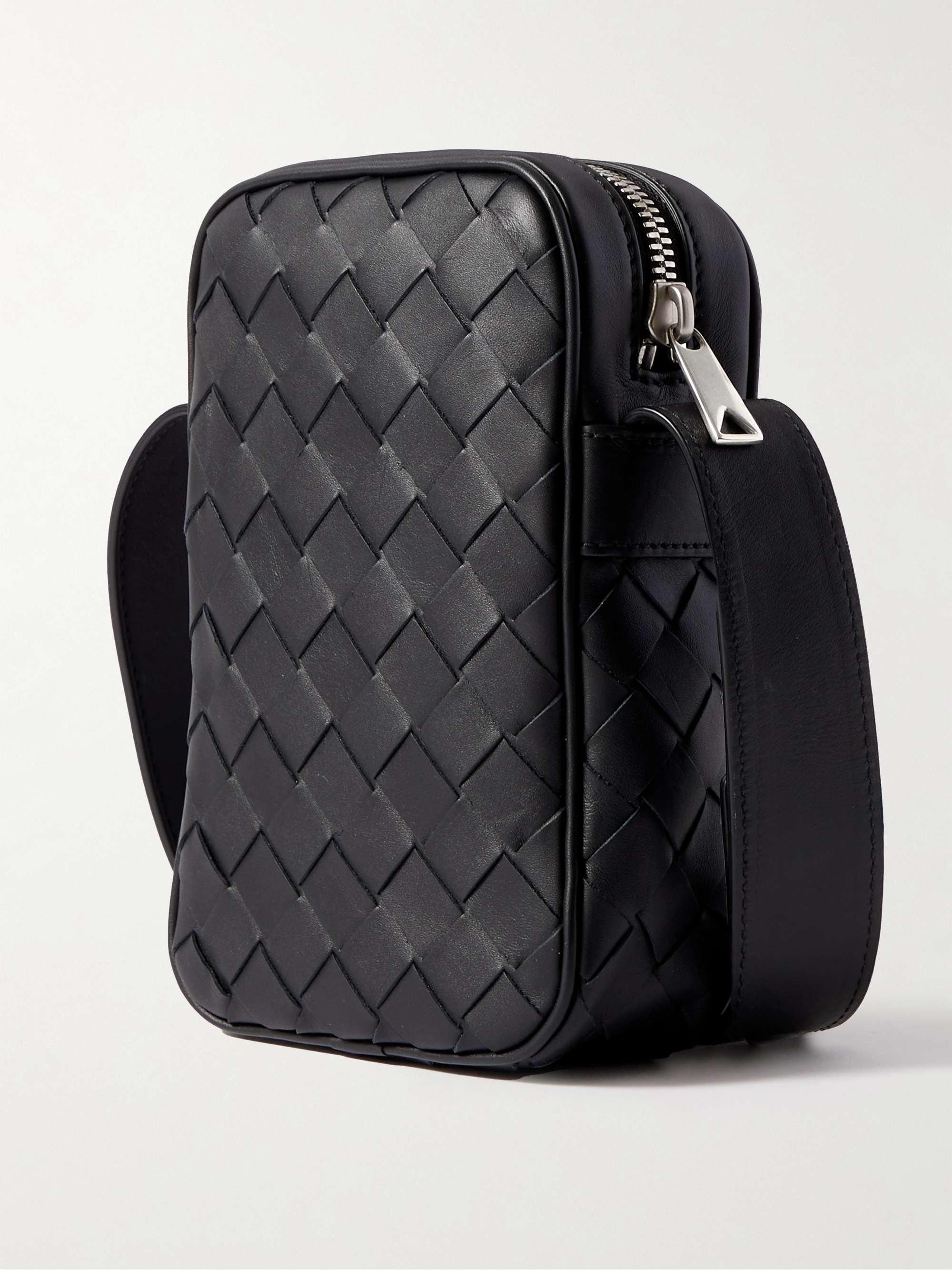 BOTTEGA VENETA Intrecciato Leather Phone Pouch